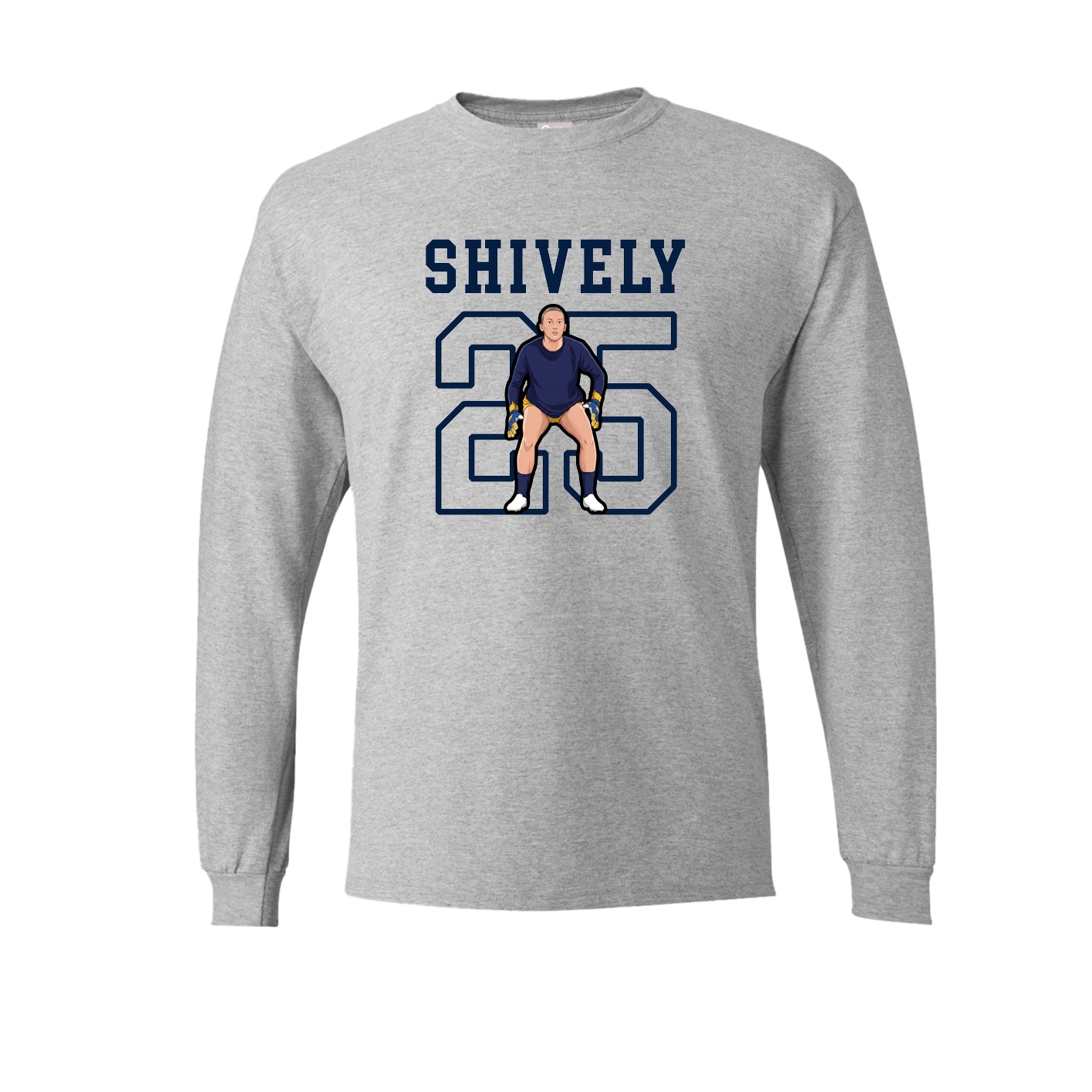 Long Sleeve Tee — Shirsey in Grey
