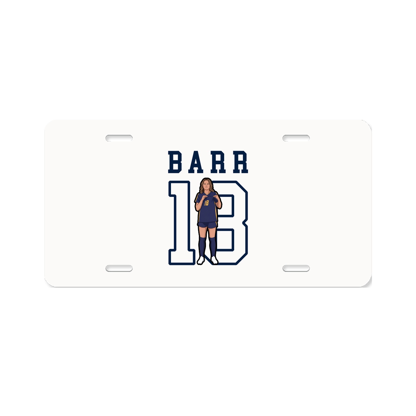 License Plate — Shirsey in Classic