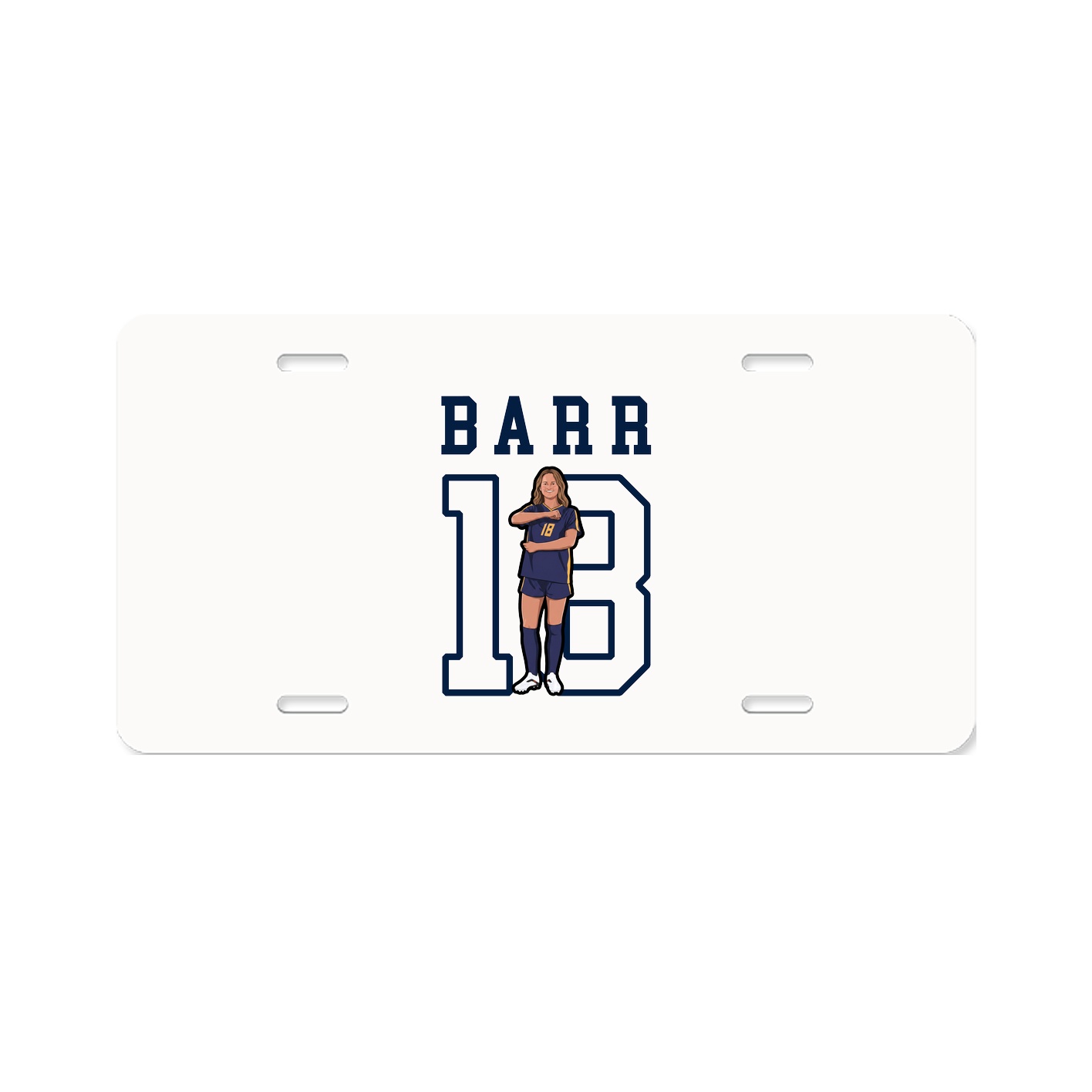 License Plate — Shirsey in Classic