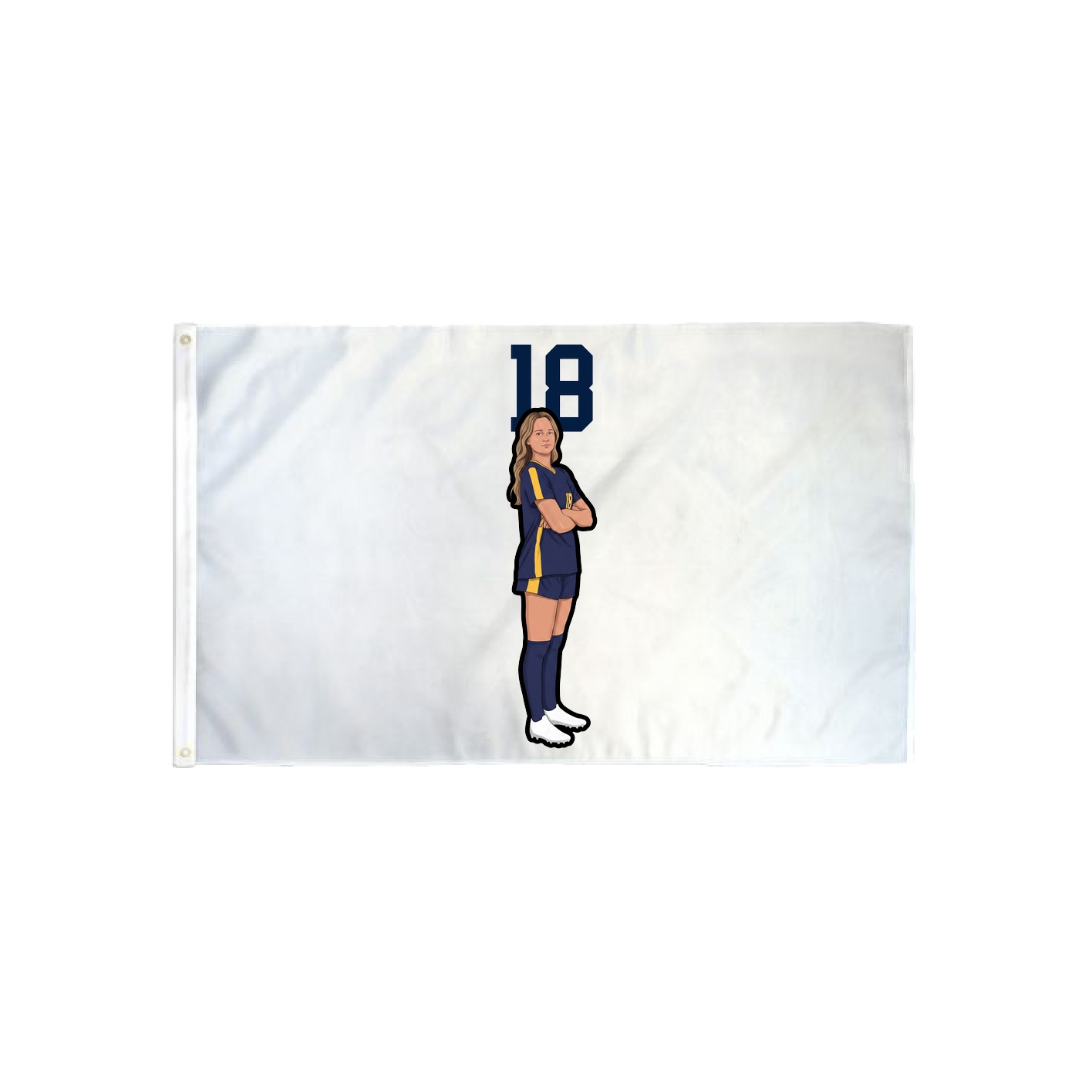 3x5 Flag — Number Top in Classic