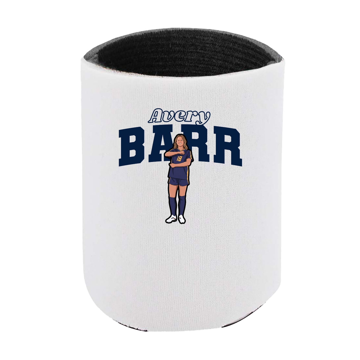 Can Holder — Name Arch in White