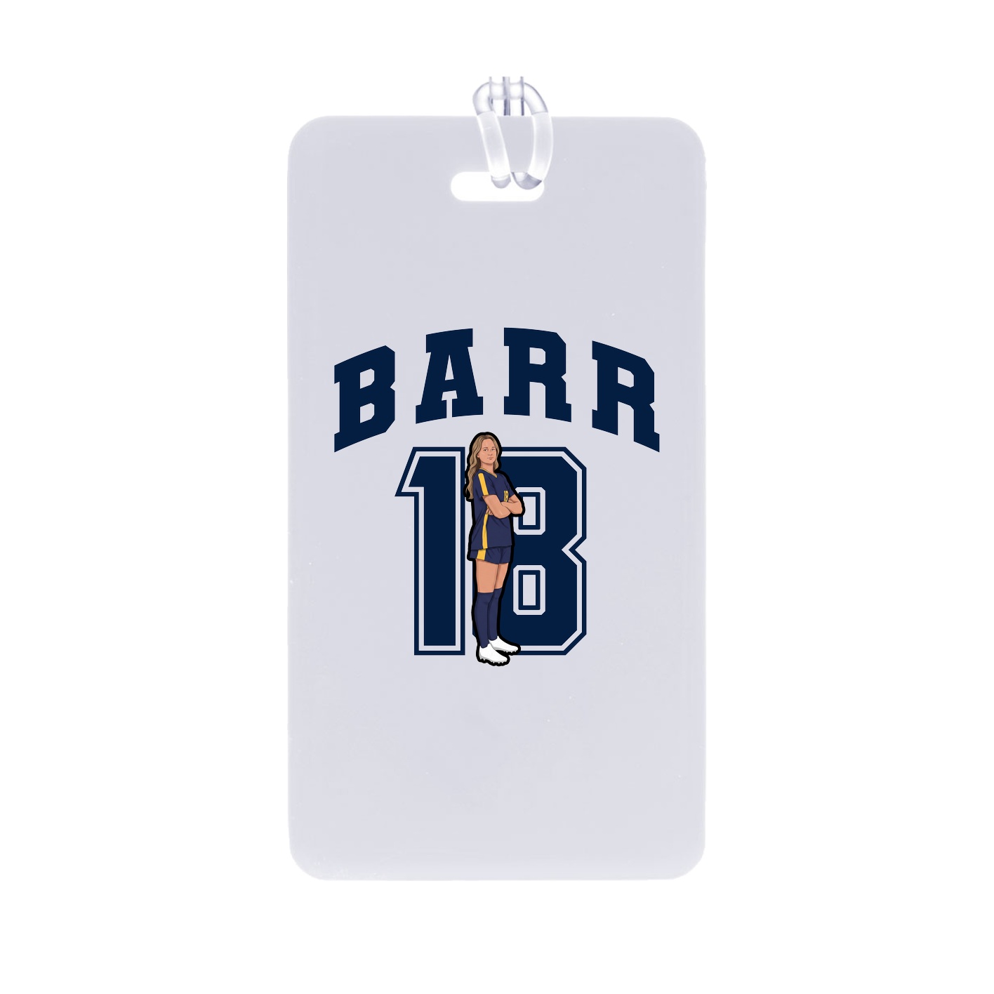 Bag Tag — Number in Classic