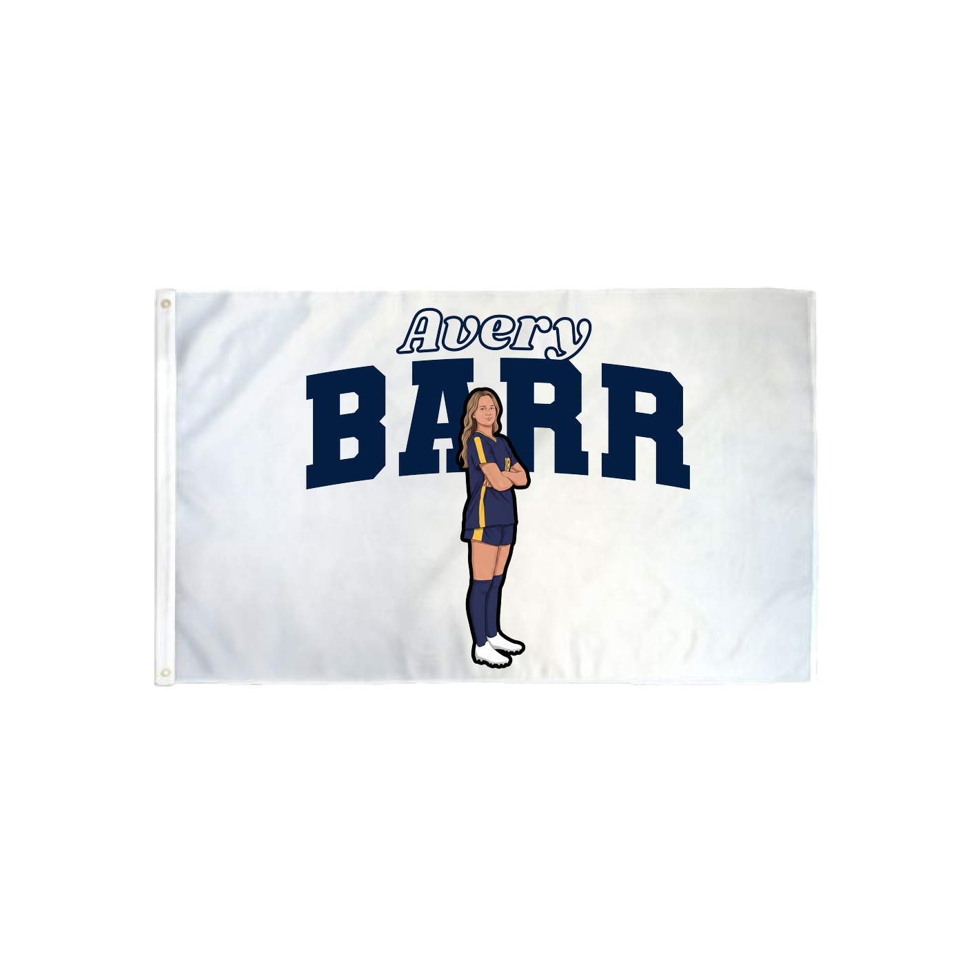 3x5 Flag — Name Arch in Classic