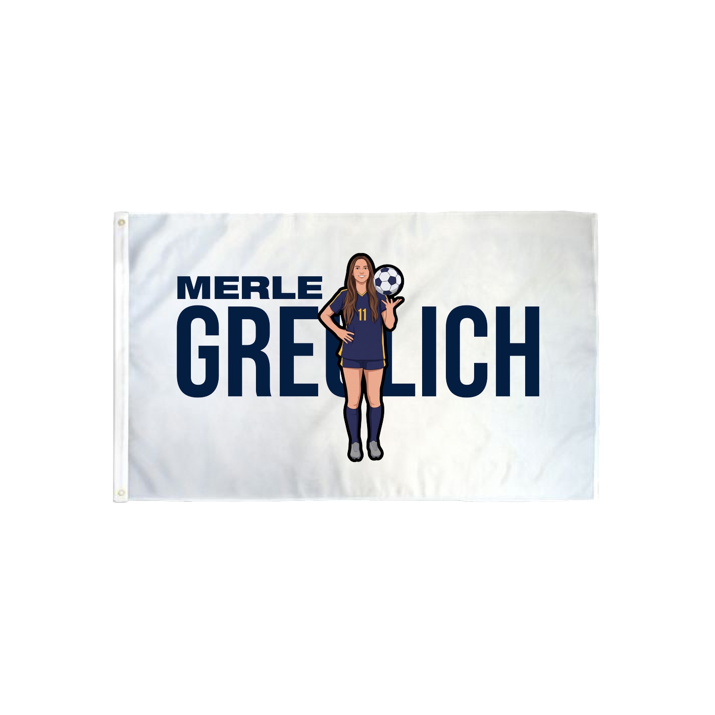 3x5 Flag — Player Name in Classic