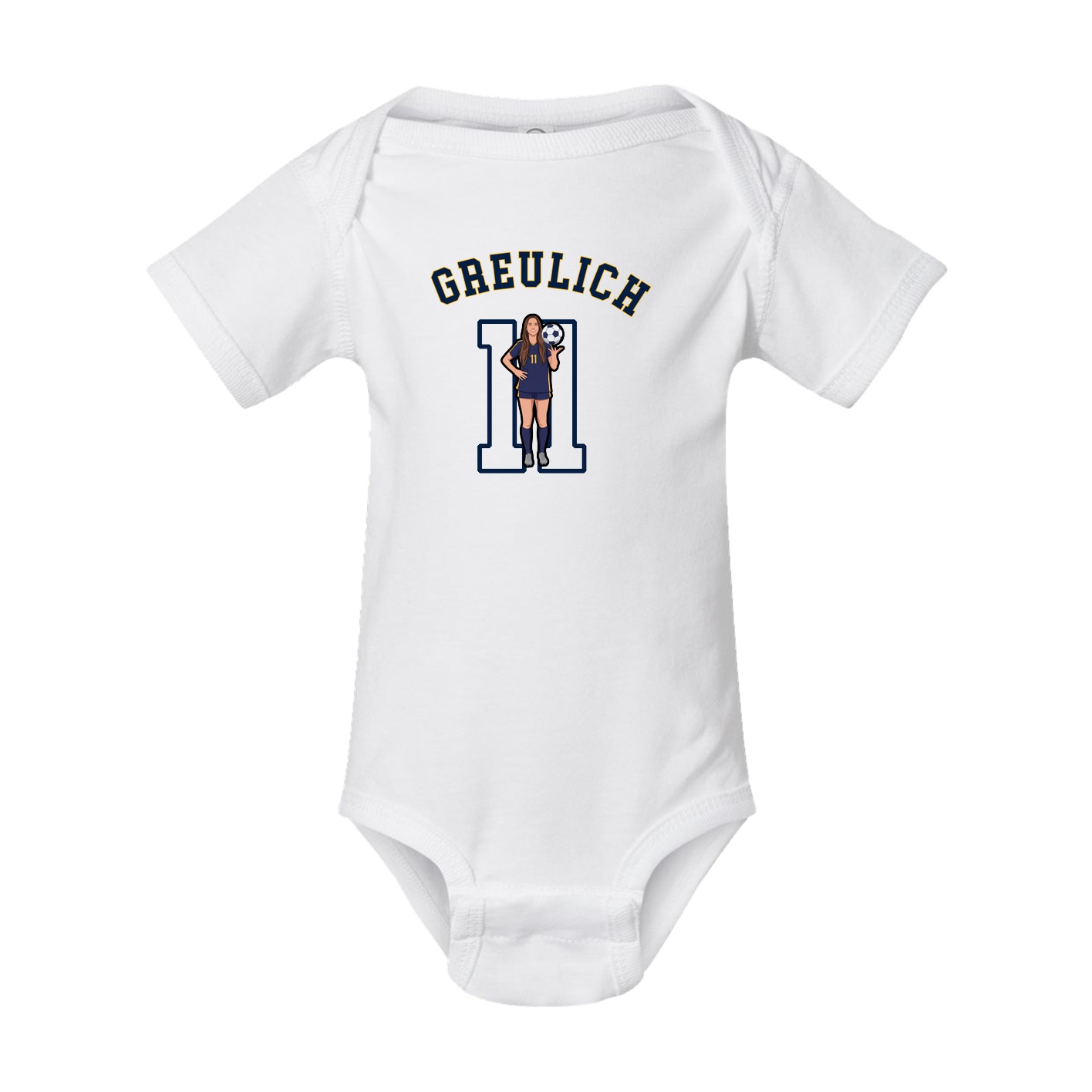 Baby Onesie — Shirsey Arch in White