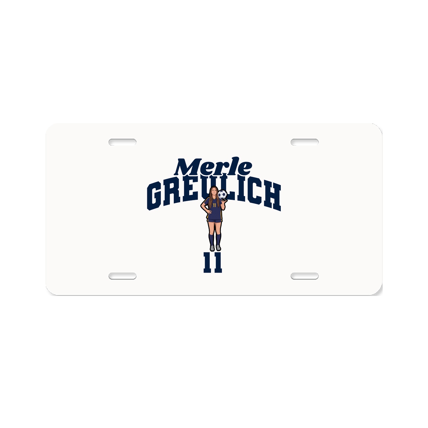 License Plate — Signature Arch in Classic