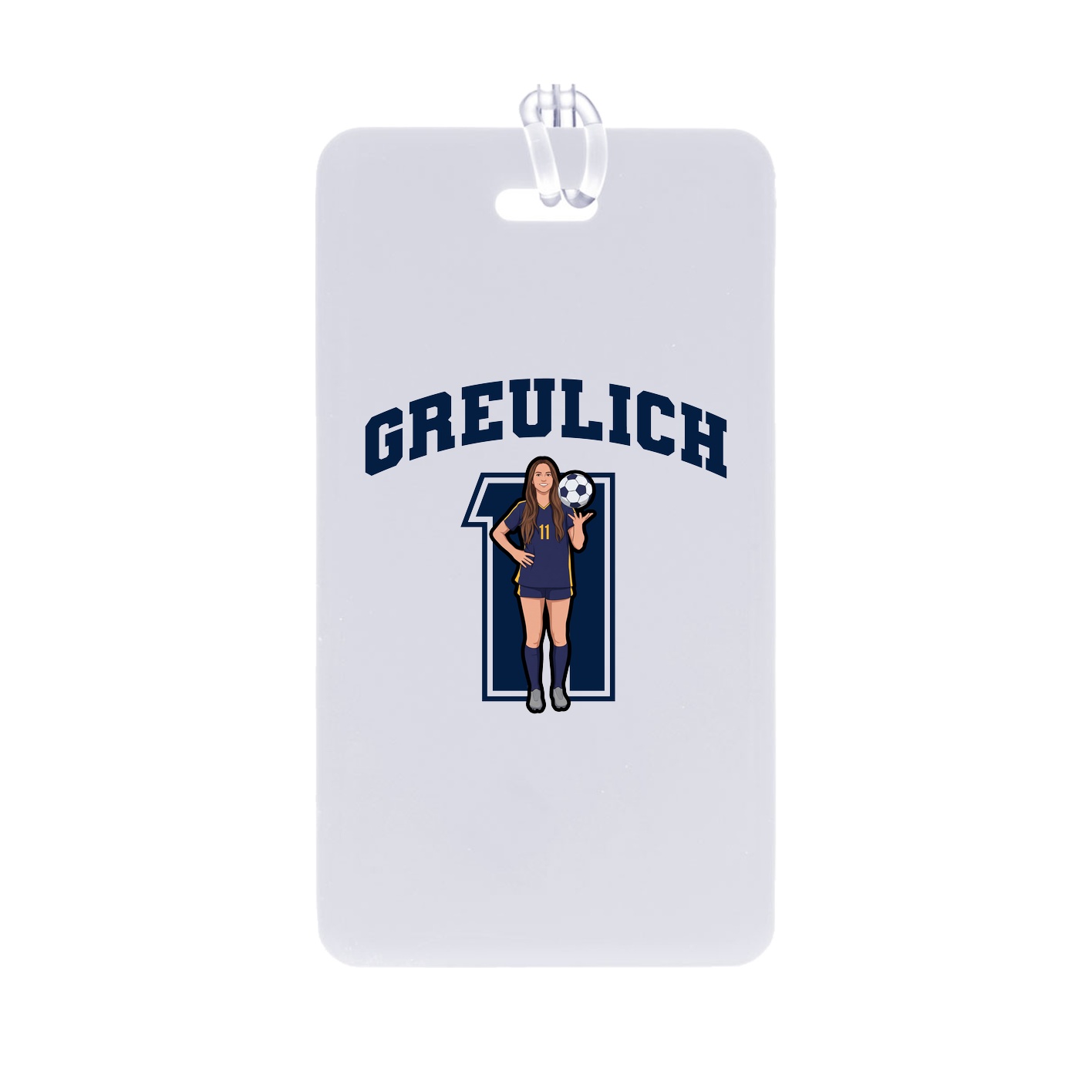 Bag Tag — Number in Classic