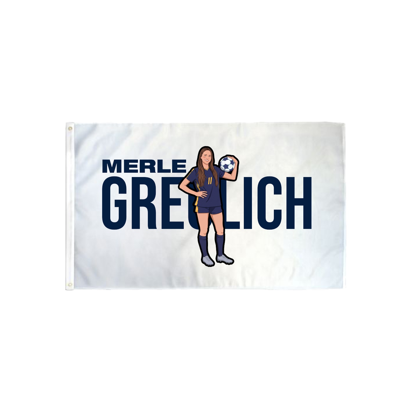 3x5 Flag — Player Name in Classic