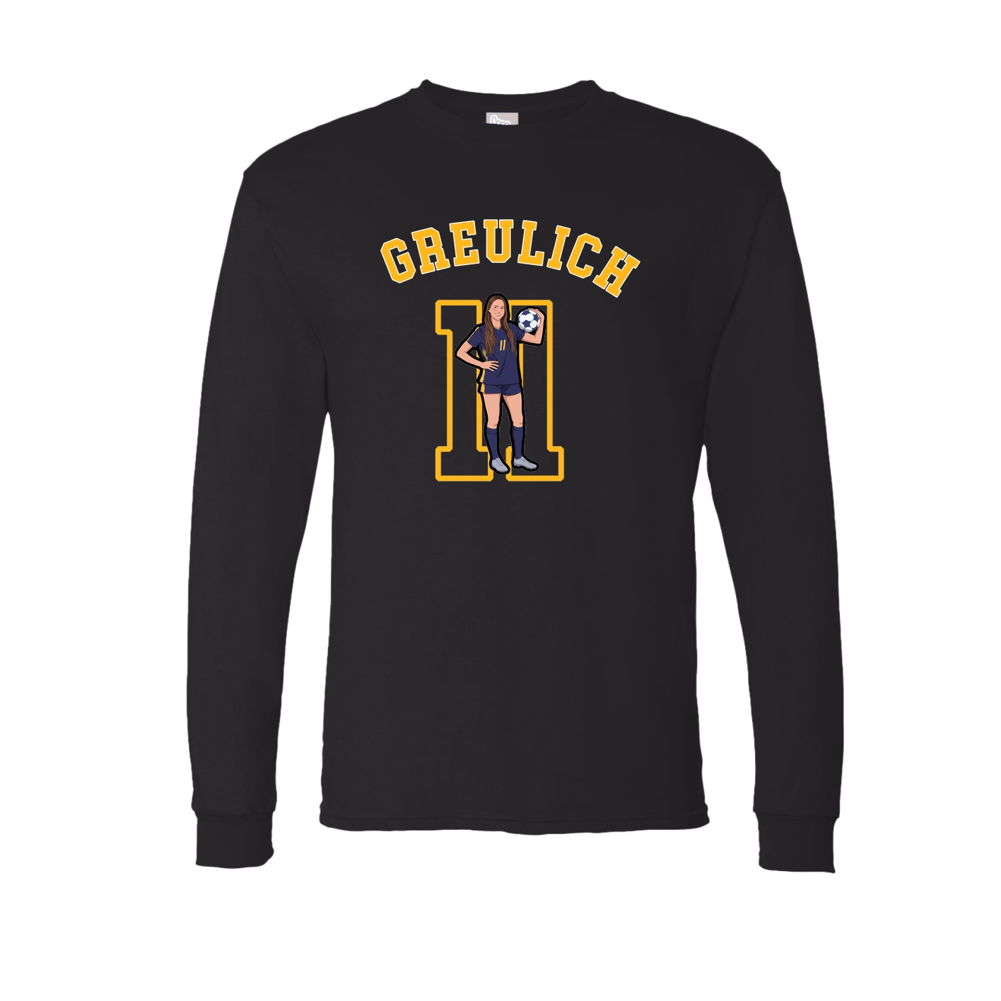 Long Sleeve Tee — Shirsey Arch in Black
