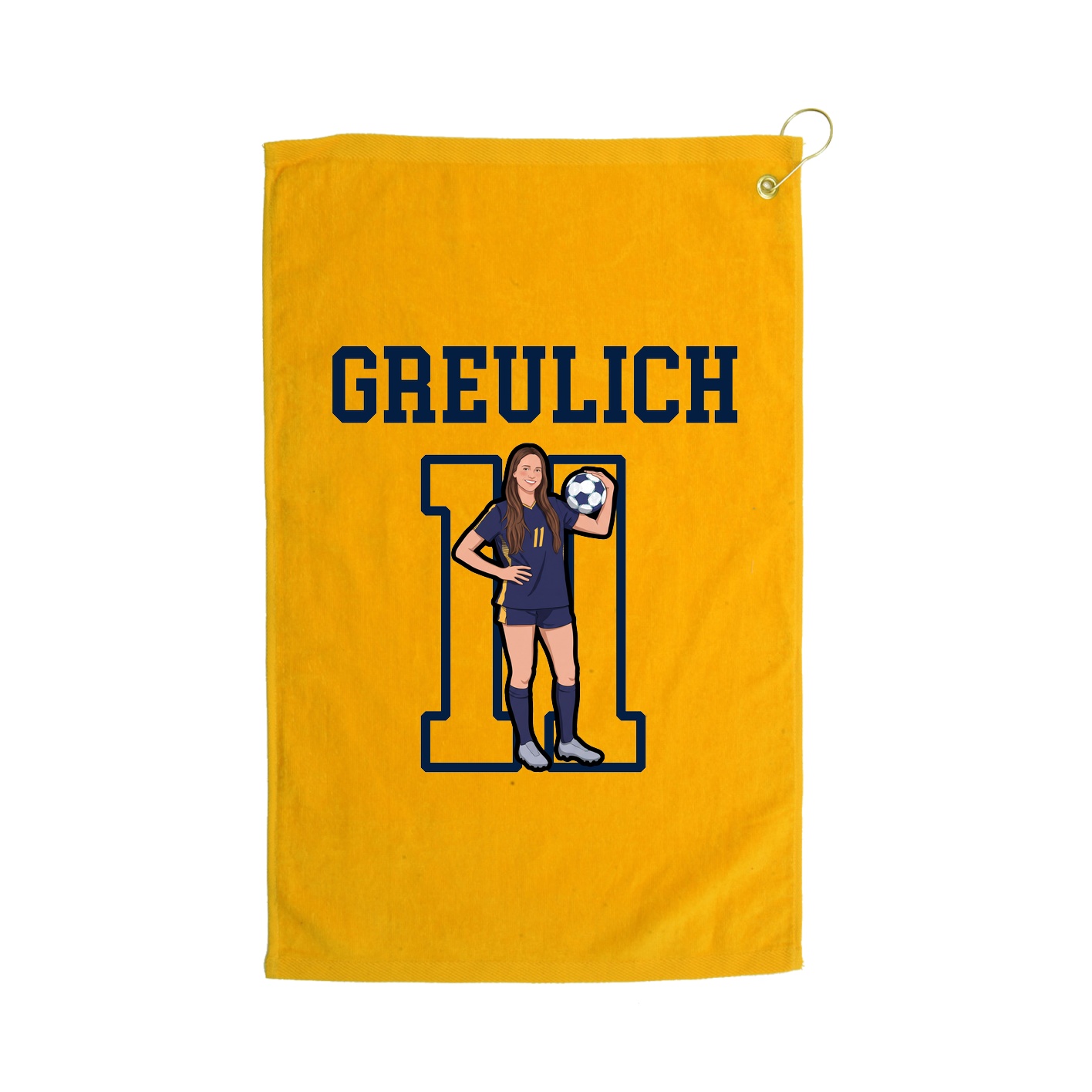 Golf Towel — Shirsey in Gold