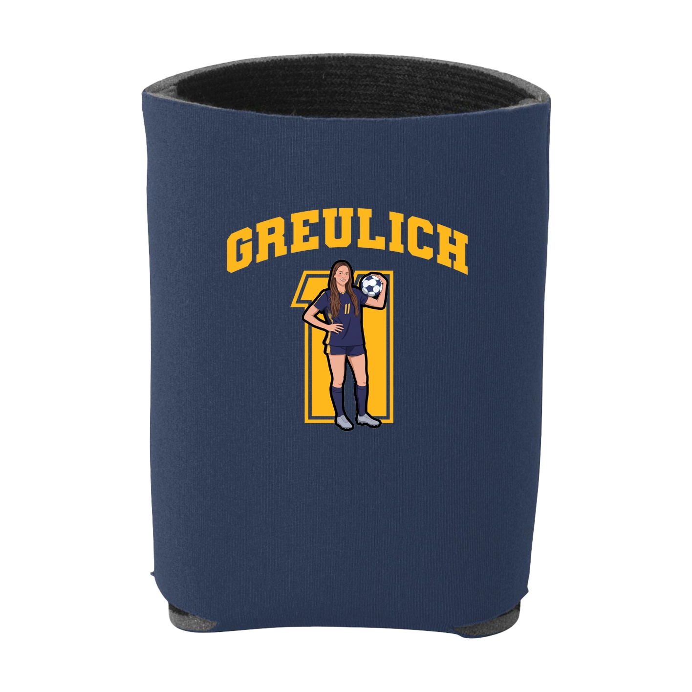 Can Holder — Number in Navy