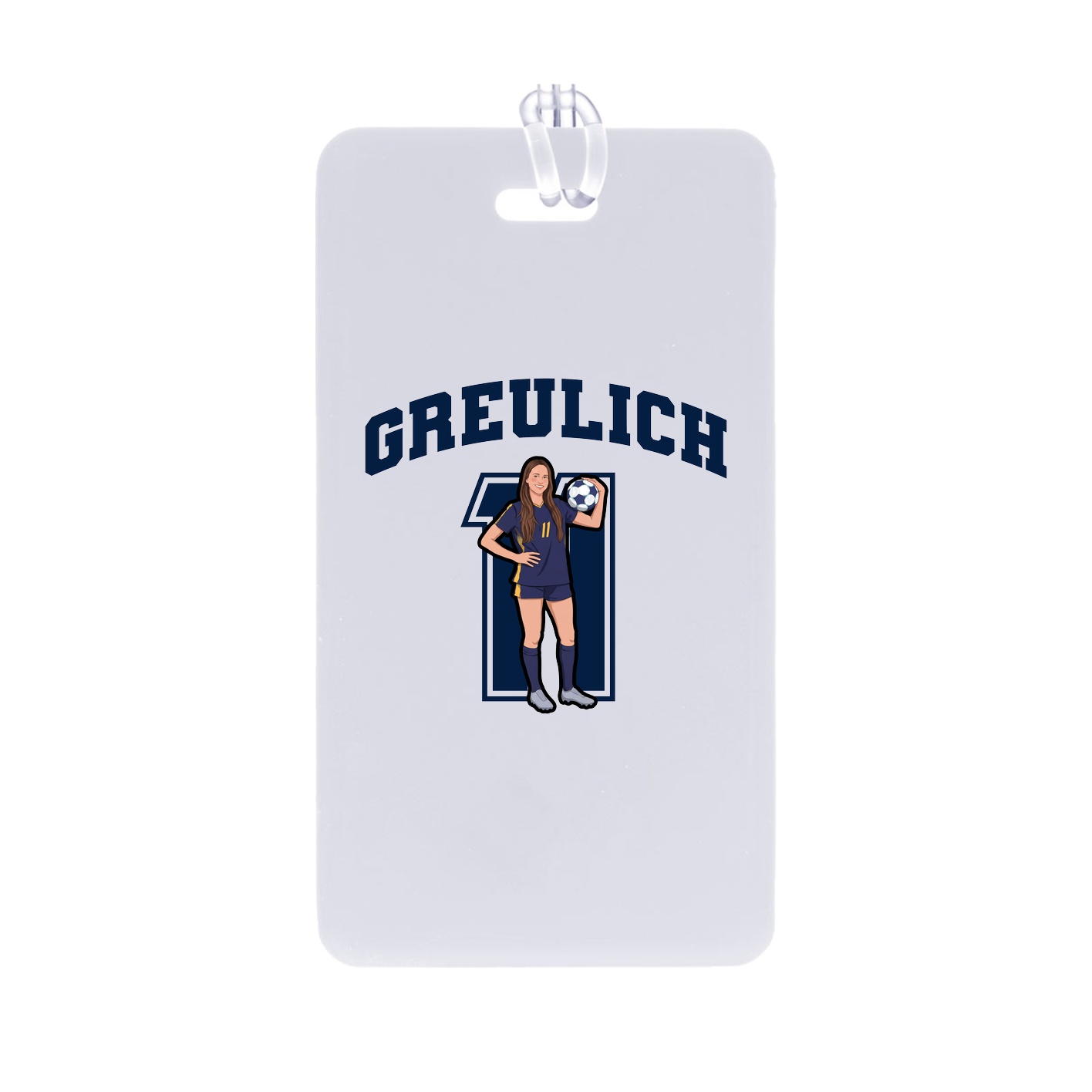 Bag Tag — Number in Classic