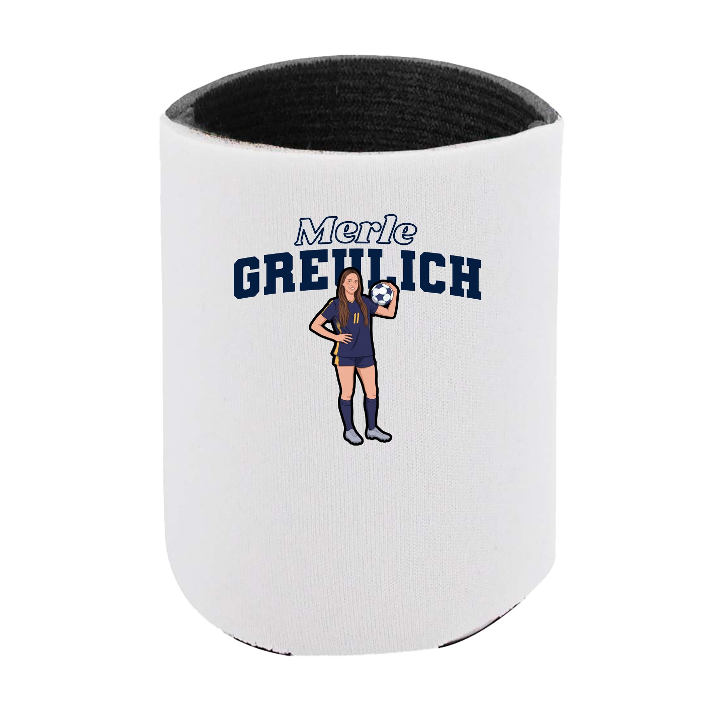 Can Holder — Name Arch in White