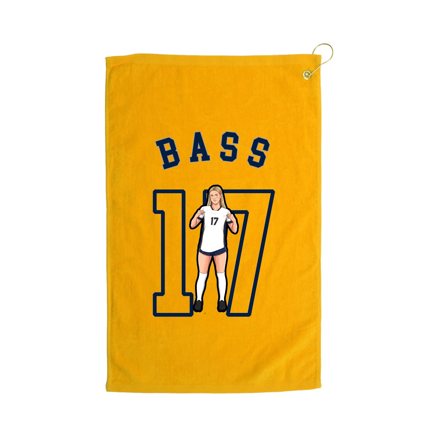 Golf Towel — Shirsey Arch in Gold