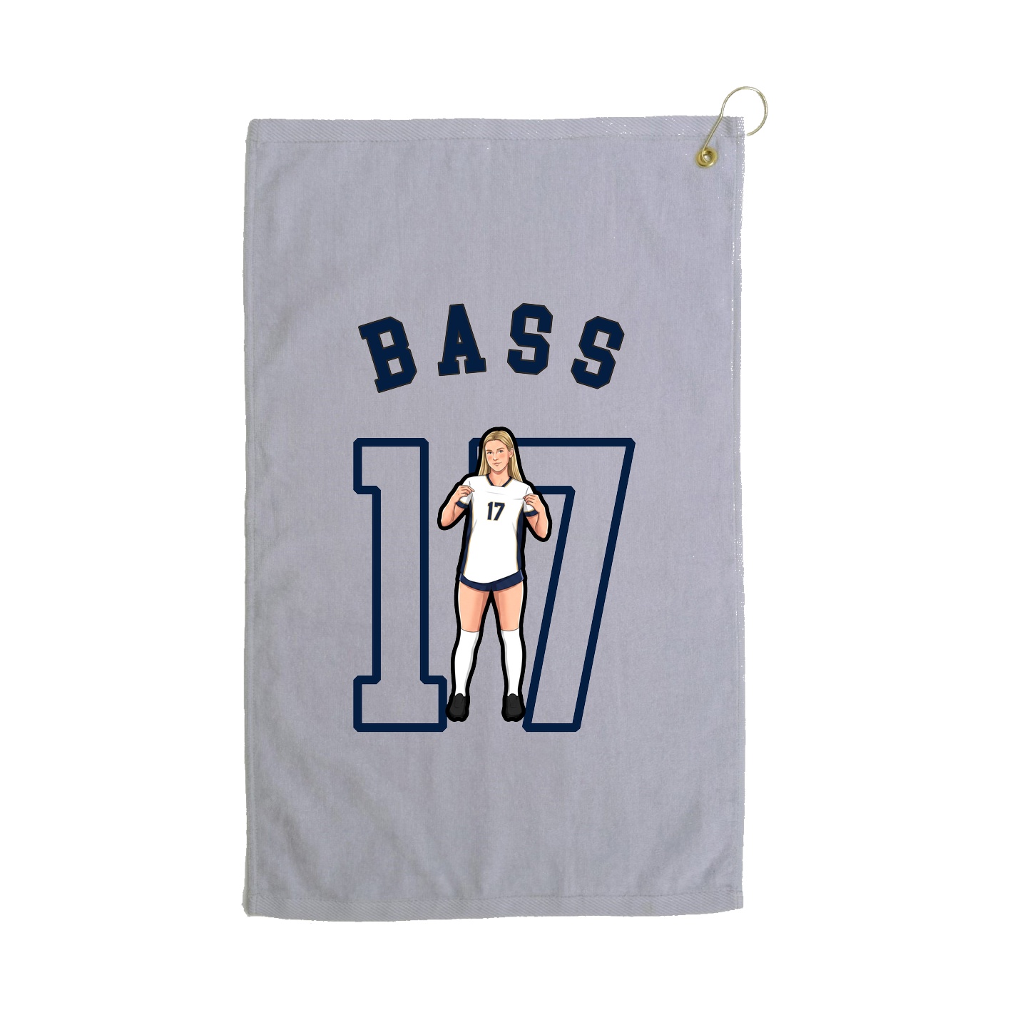 Golf Towel — Shirsey Arch in Grey