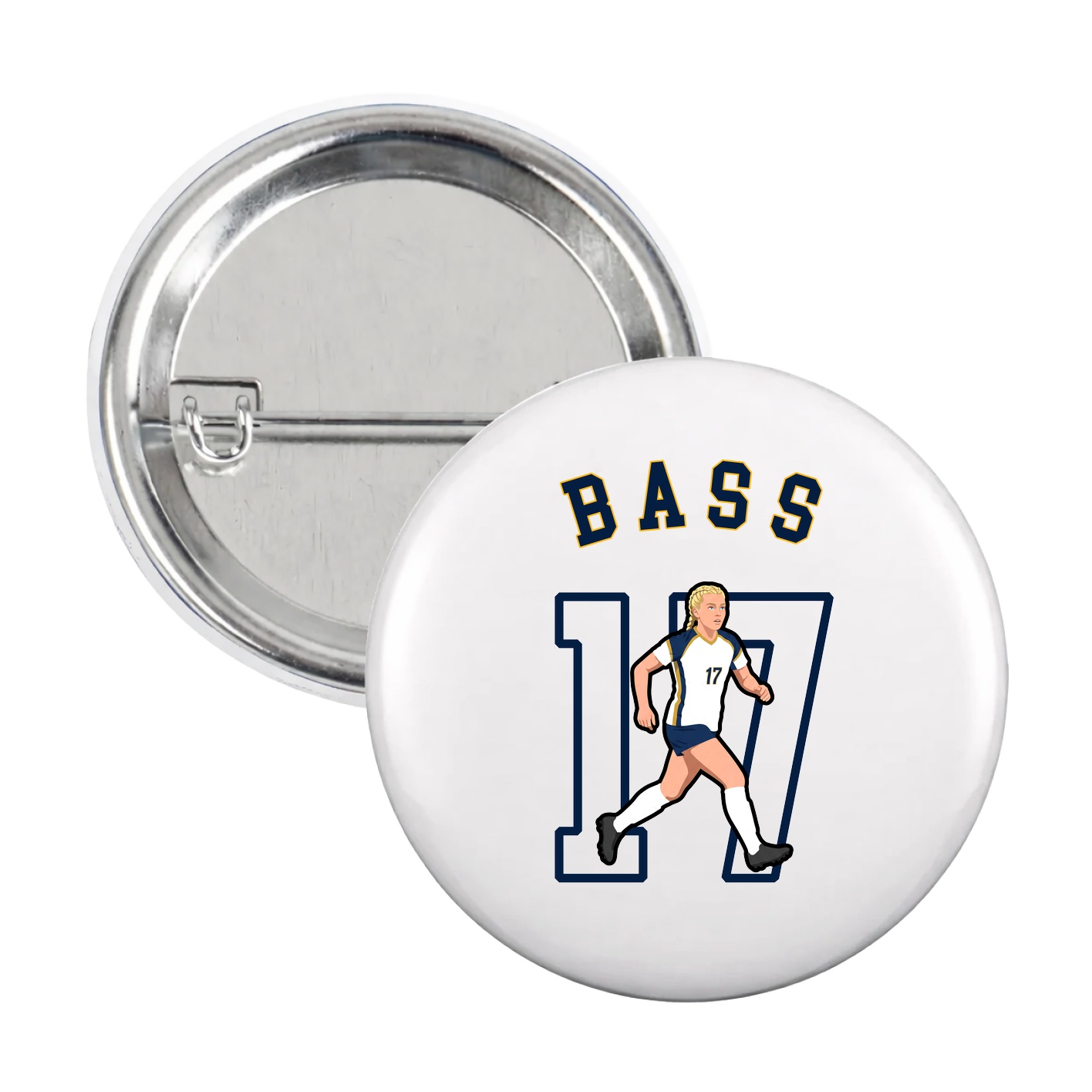 Game Day Button — Shirsey Arch in White
