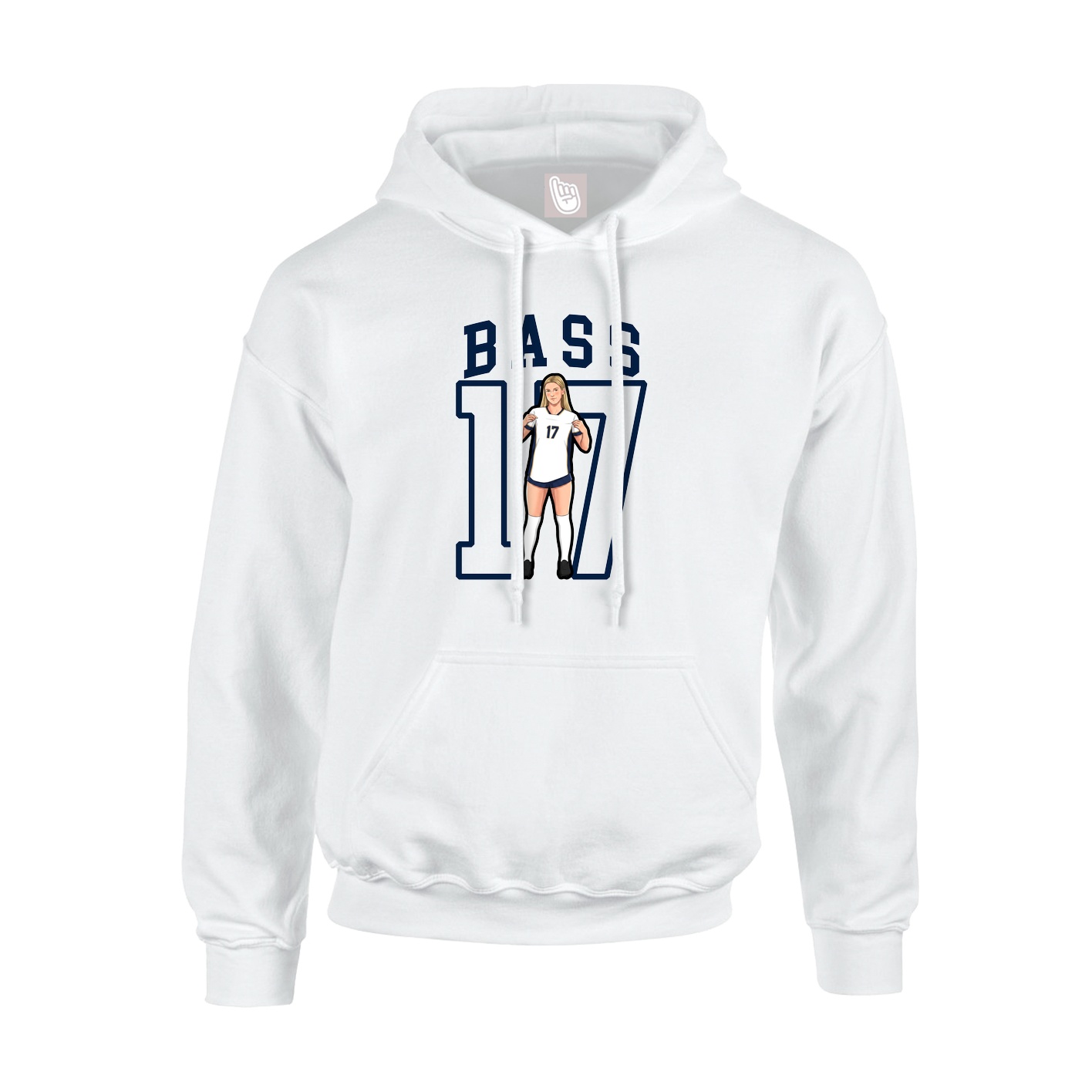 Youth Hoodie — Shirsey in White
