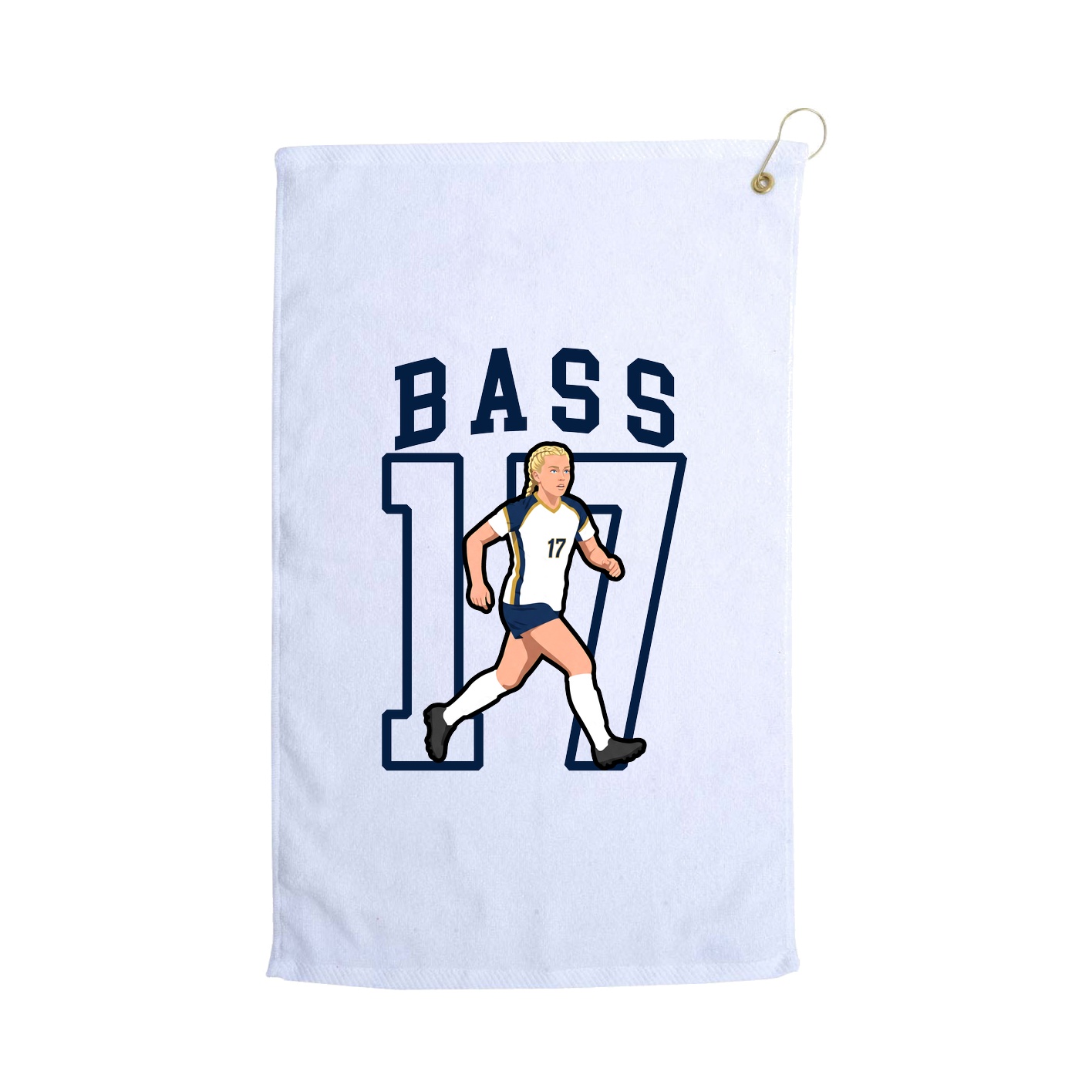 Golf Towel — Shirsey in White