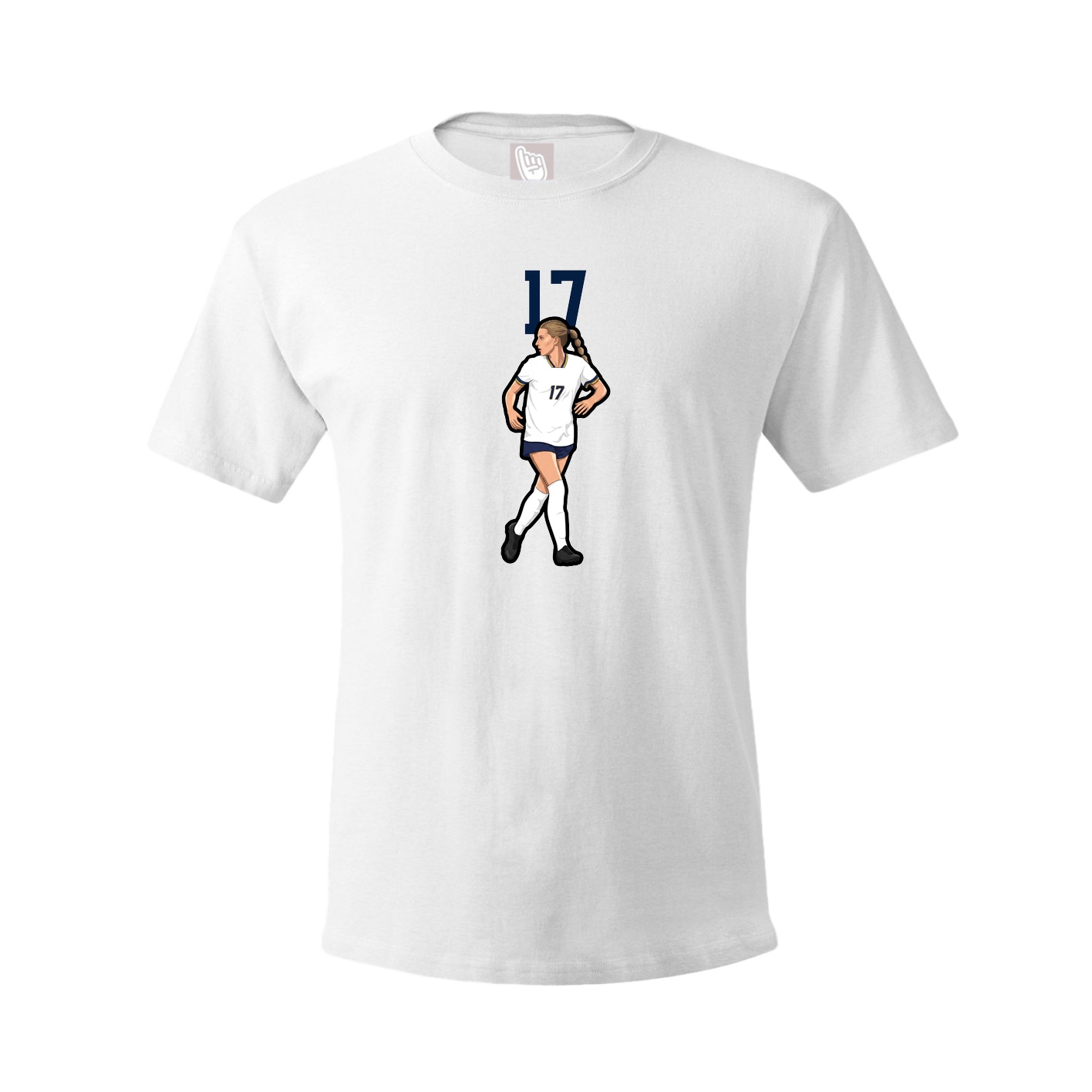 Tee — Number Top in White