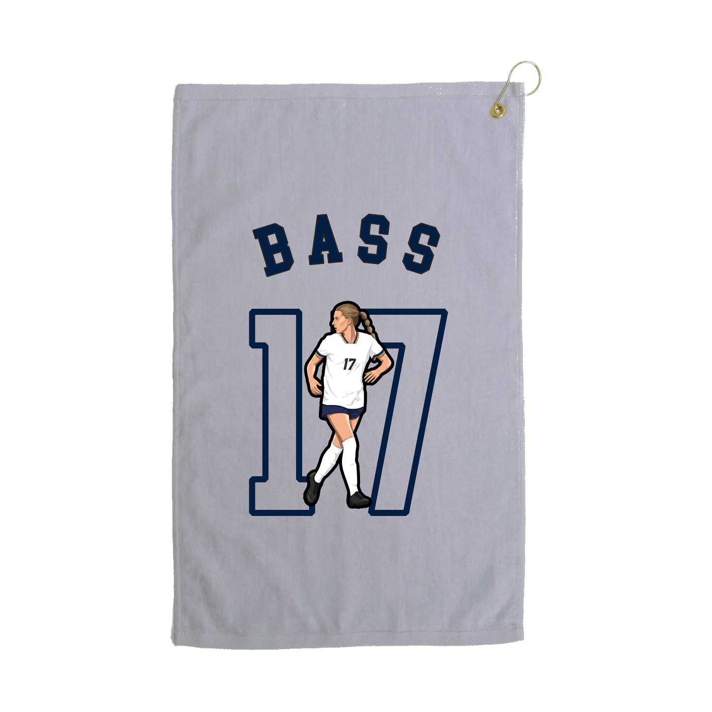 Golf Towel — Shirsey Arch in Grey