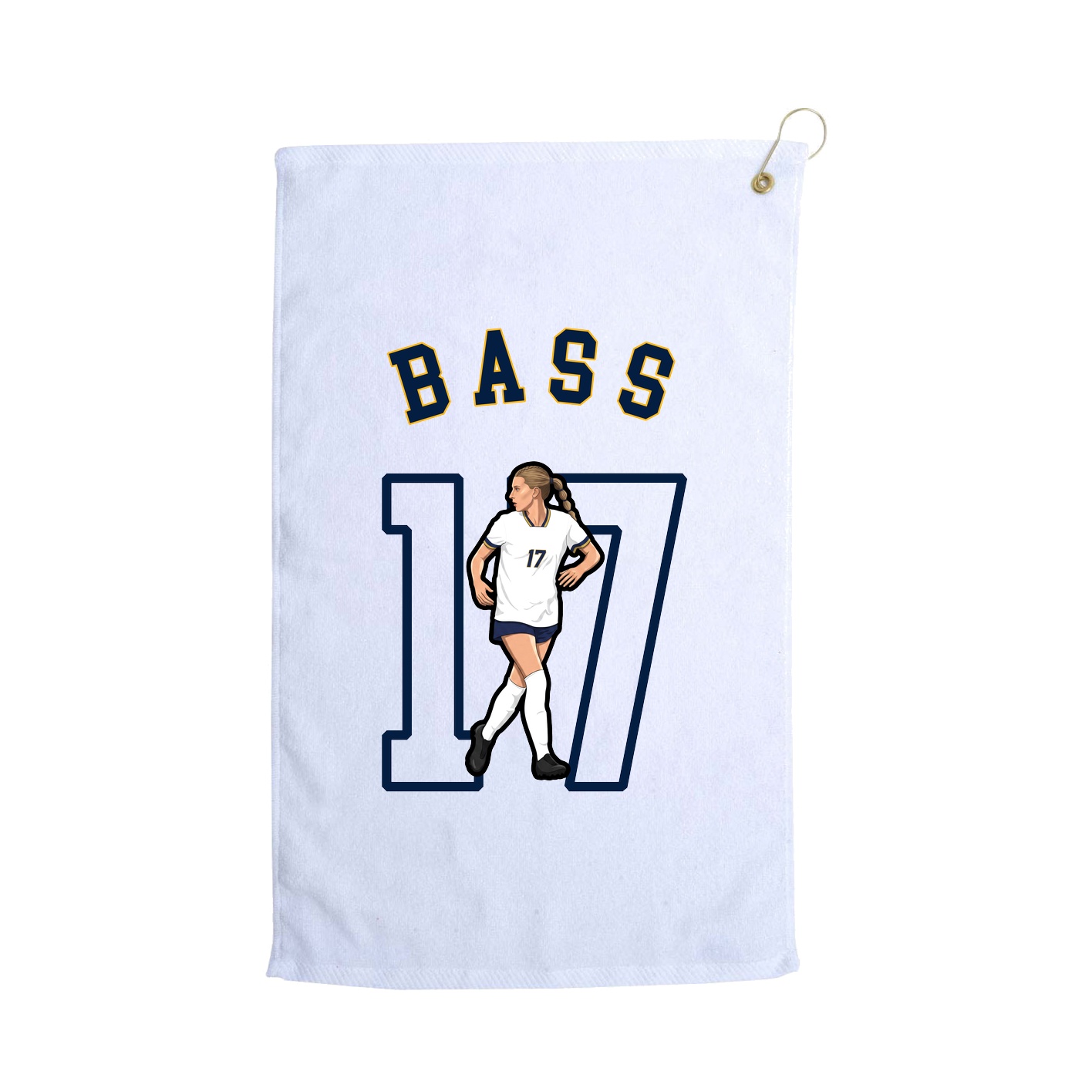 Golf Towel — Shirsey Arch in White