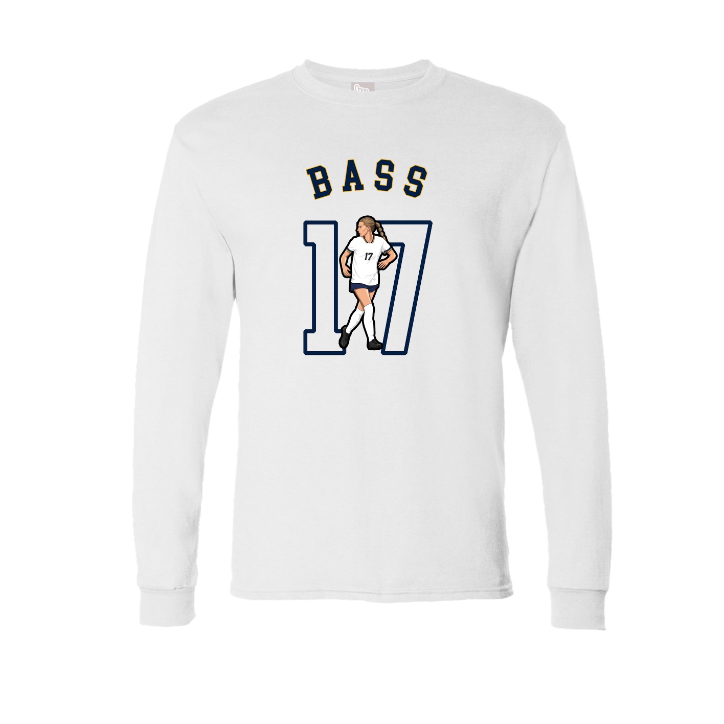 Long Sleeve Tee — Shirsey Arch in White