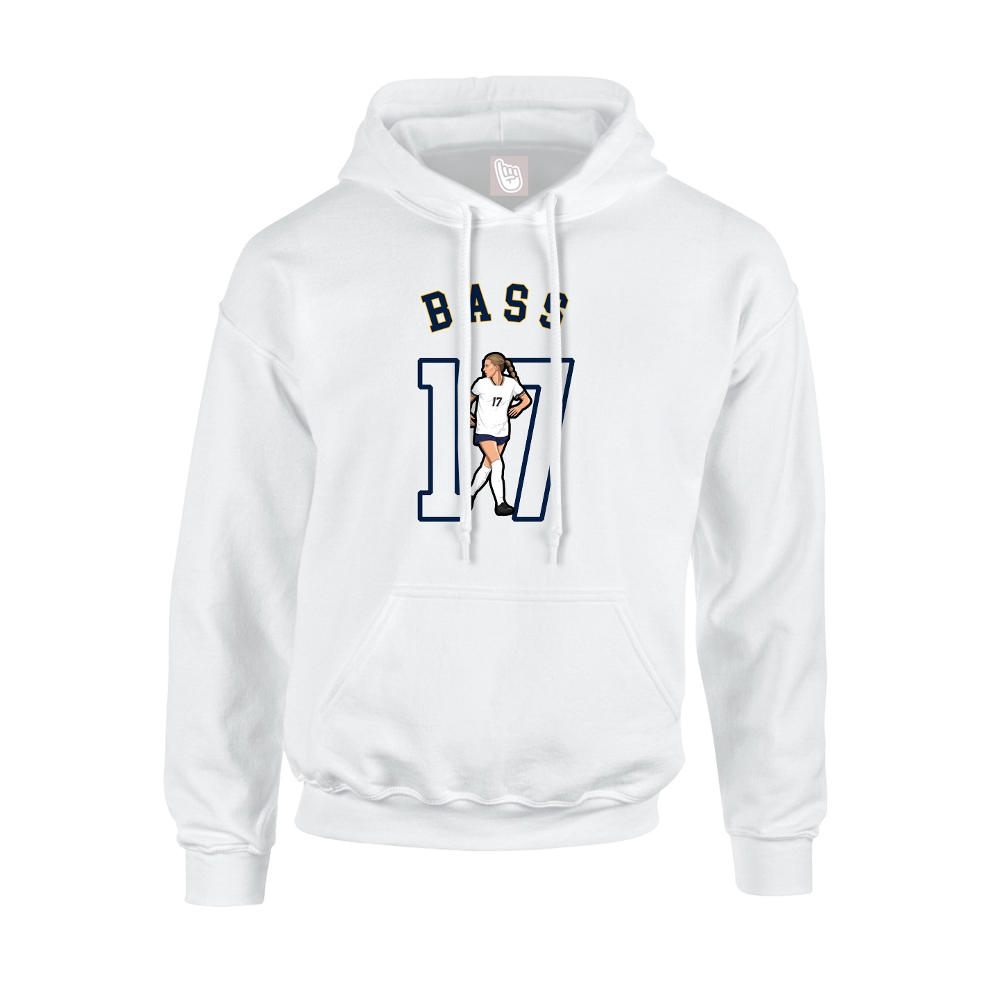 Youth Hoodie — Shirsey Arch in White