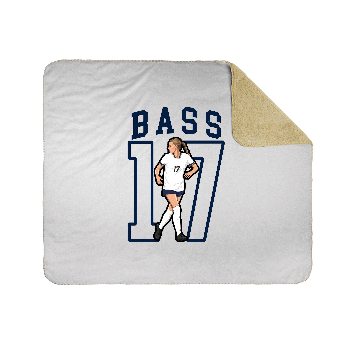 50x60 Sherpa Lined Throw Blanket