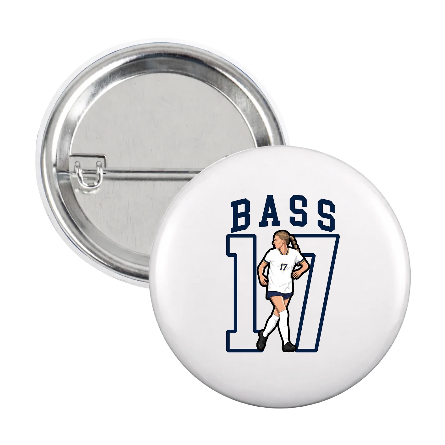Game Day Button — Shirsey in White