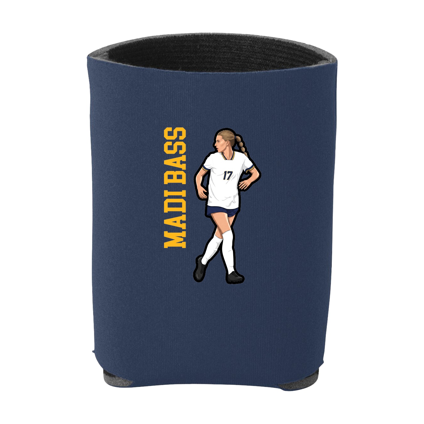 Can Holder — Name Vertical in Navy