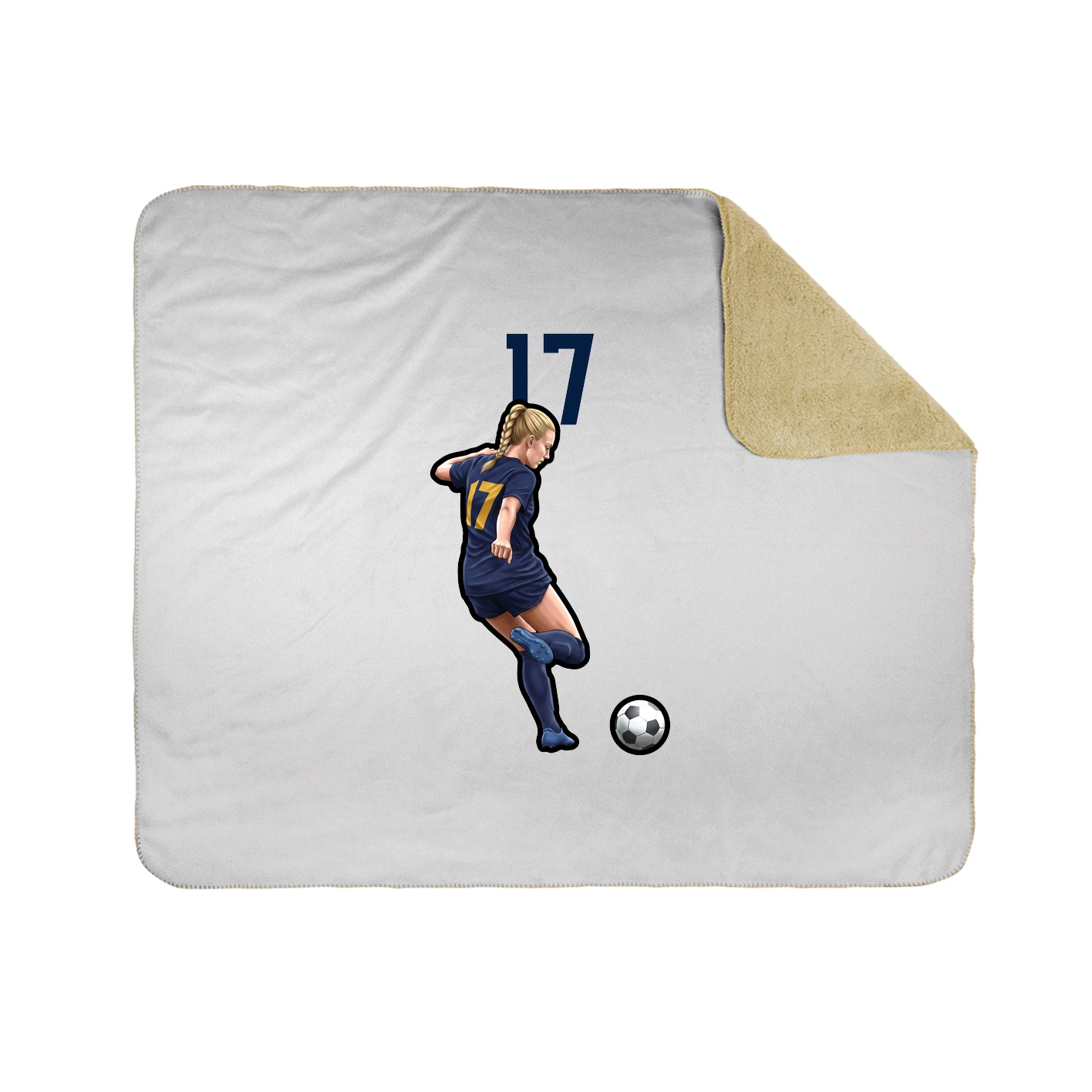 50x60 Sherpa Lined Throw Blanket