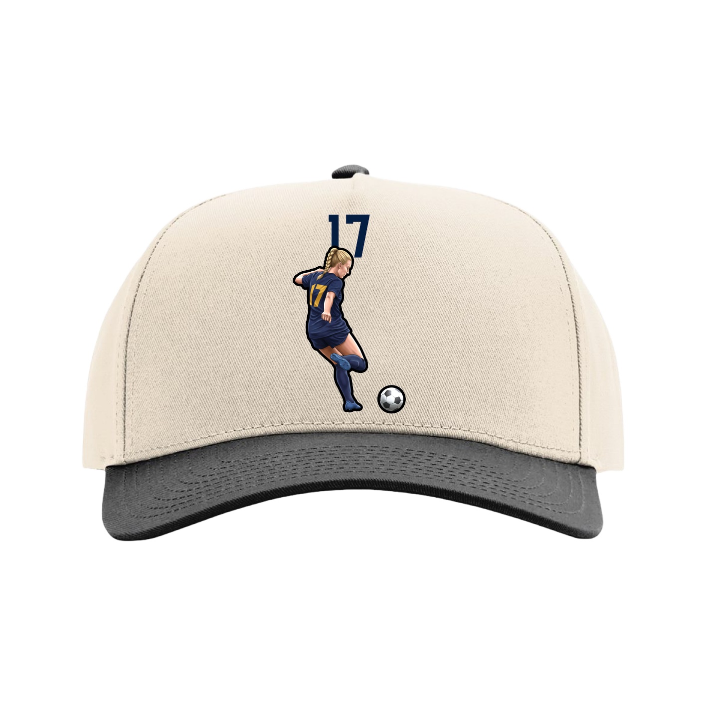 Full Fabric Five-Panel Champ Cap