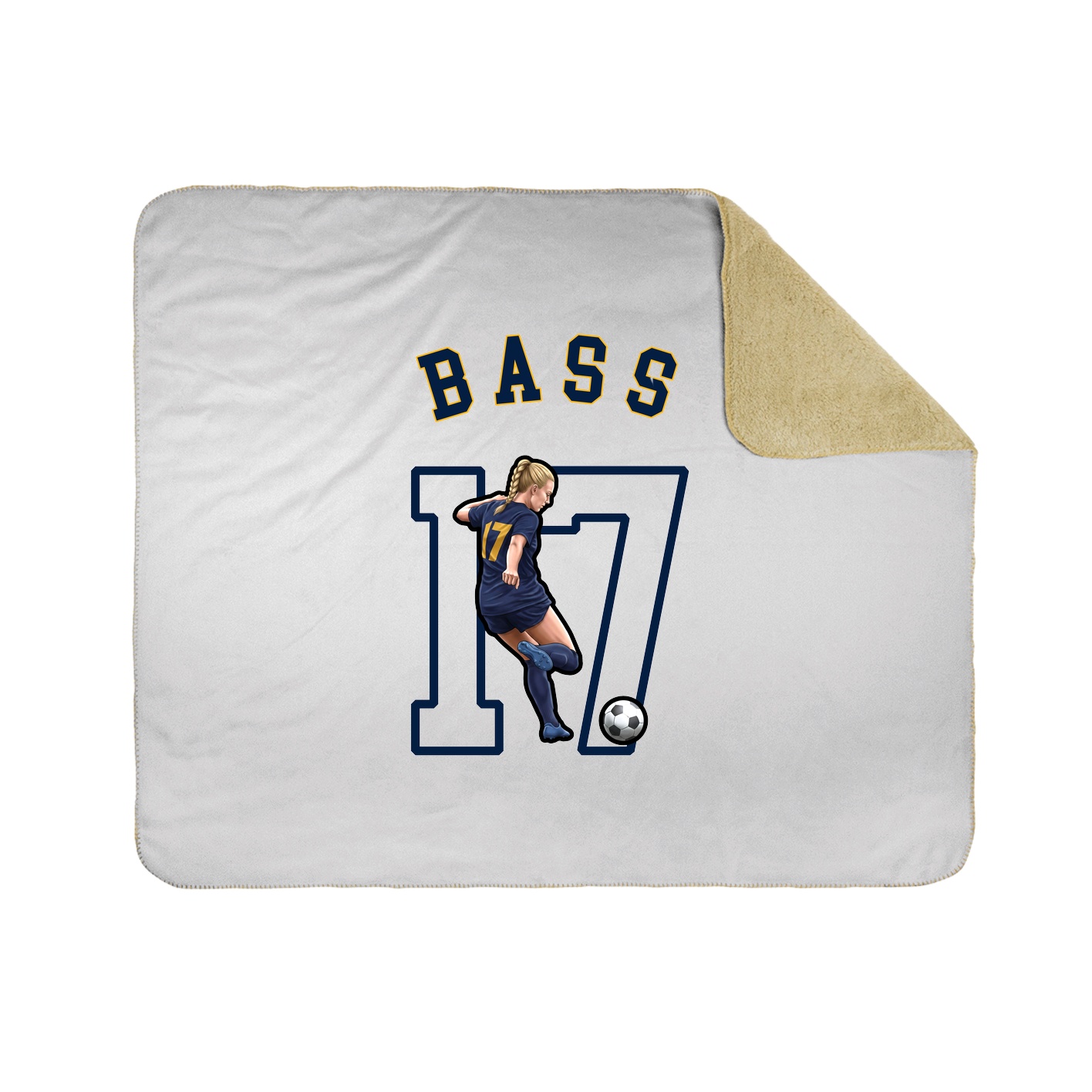 50x60 Sherpa Lined Throw Blanket