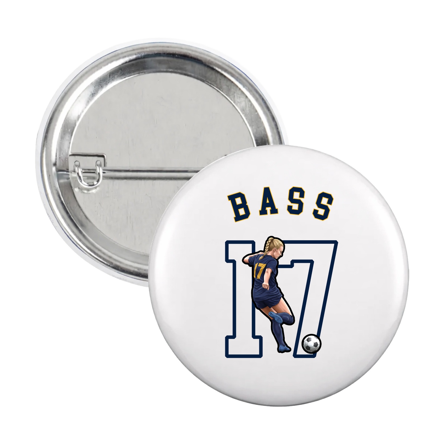 Game Day Button — Shirsey Arch in White