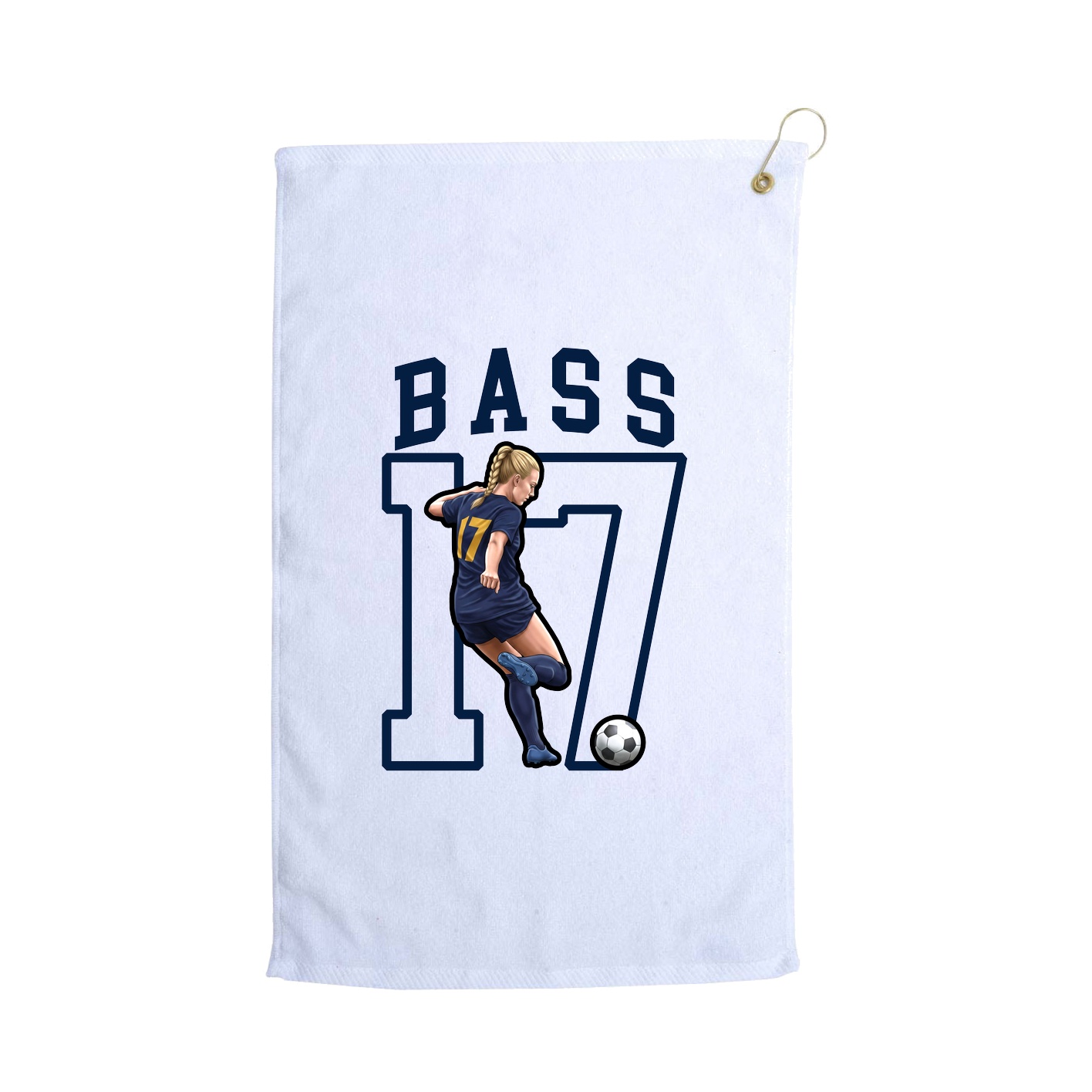 Golf Towel — Shirsey in White