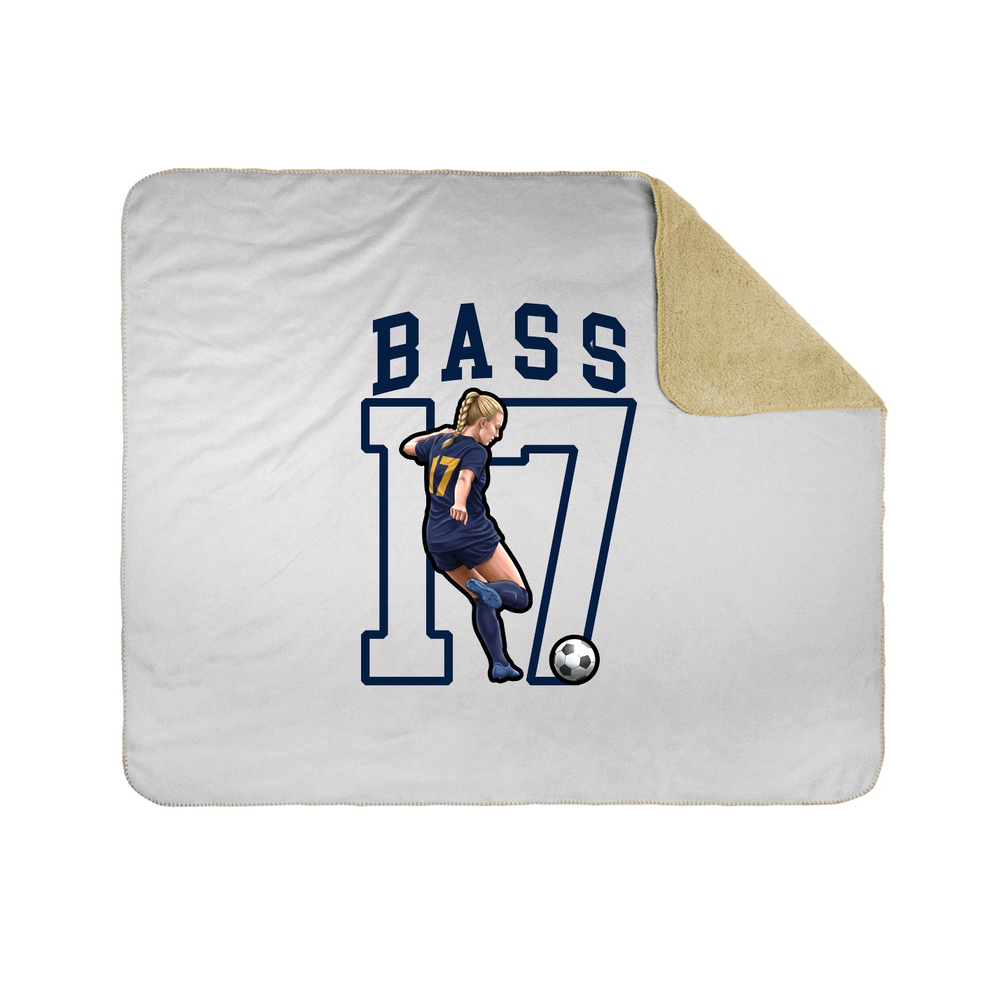 50x60 Sherpa Lined Throw Blanket