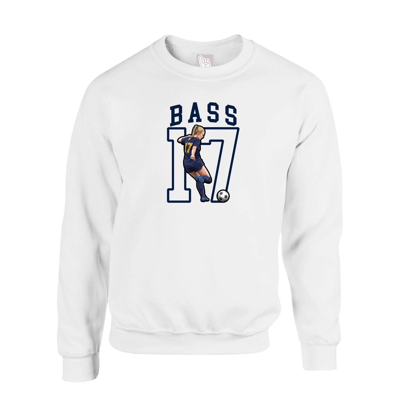 Fleece Crew — Shirsey in White