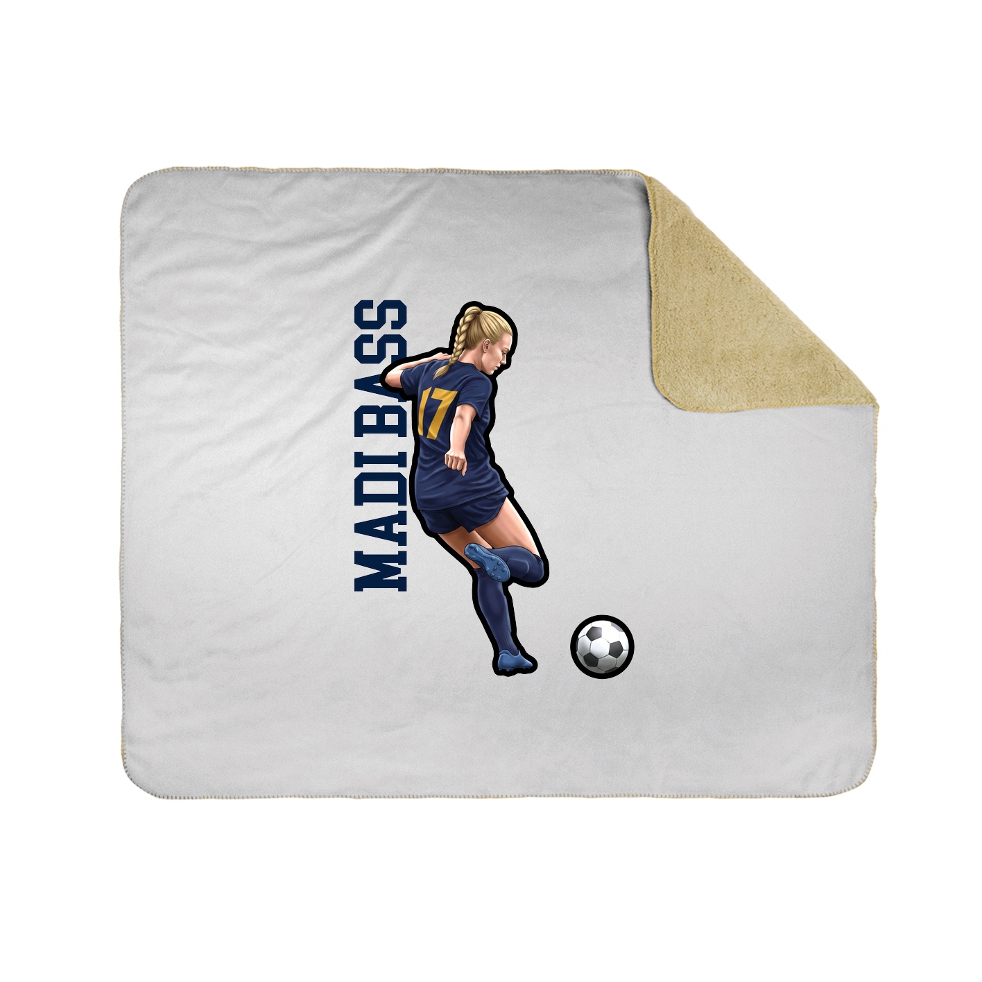 50x60 Sherpa Lined Throw Blanket