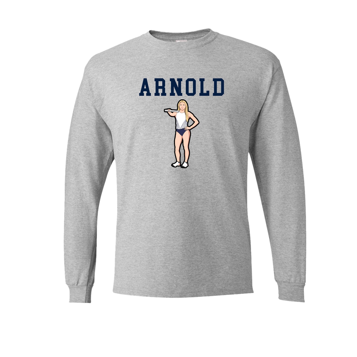 Long Sleeve Tee — Shirsey in Grey