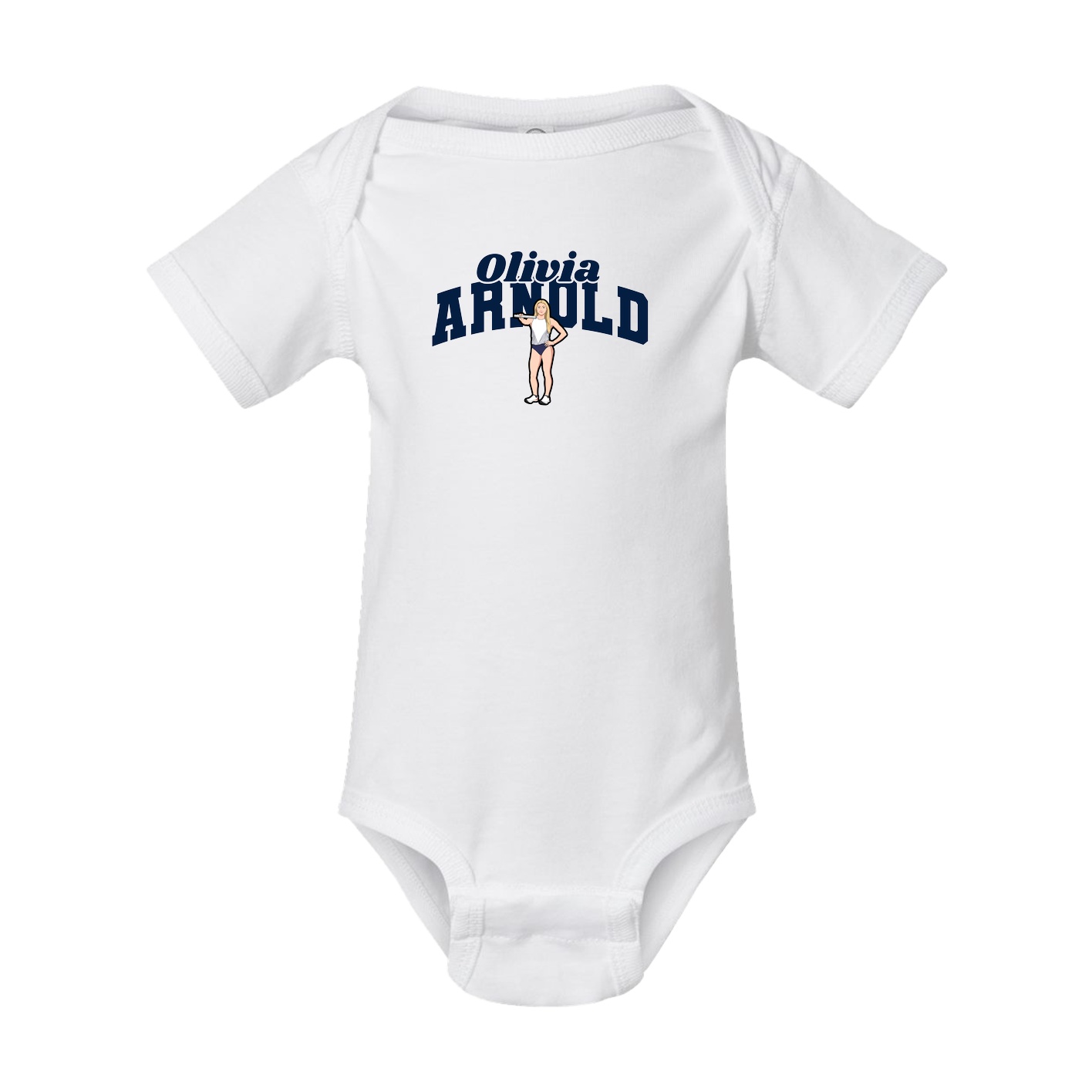 Baby Onesie — Signature Arch in White