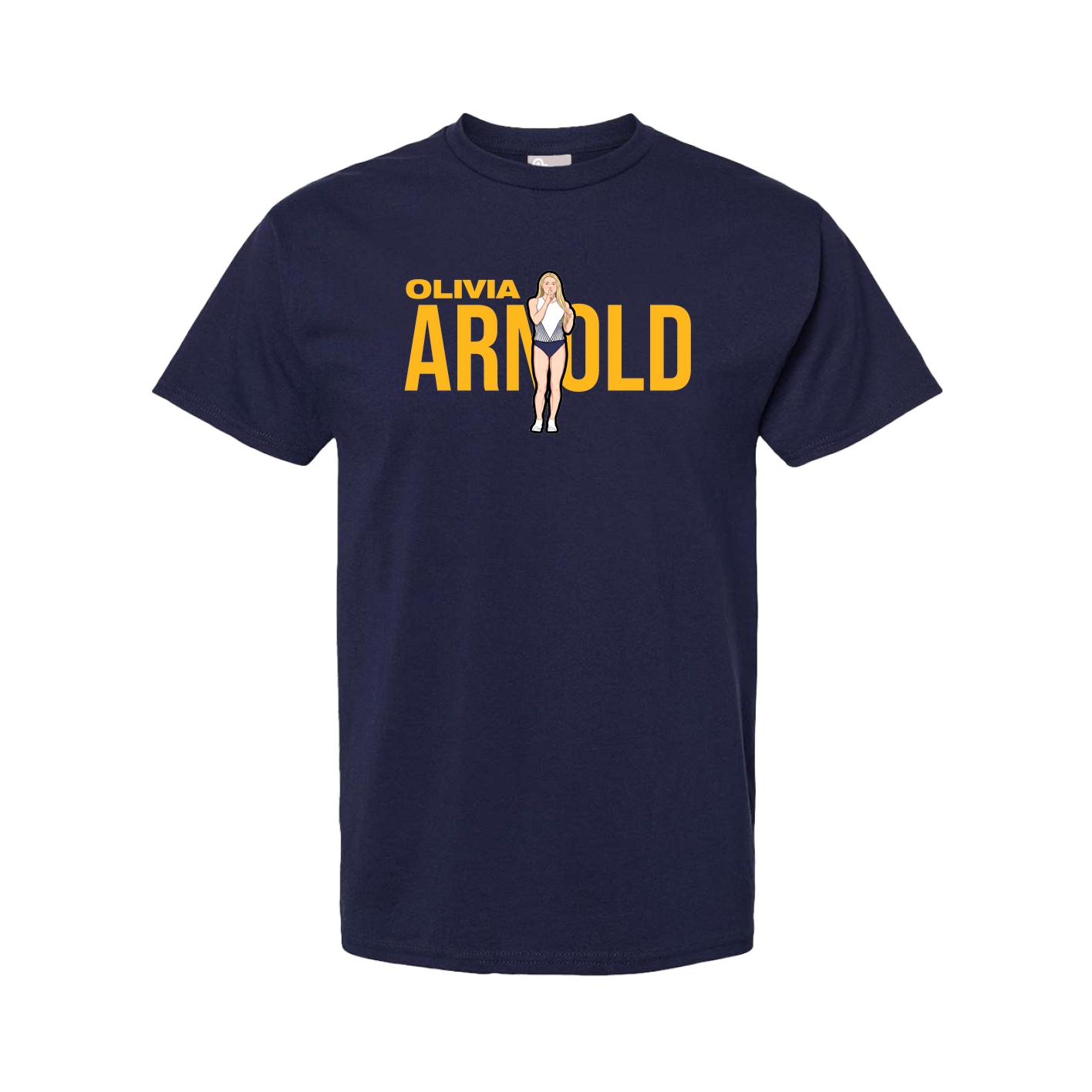Tee — Player Name in Navy