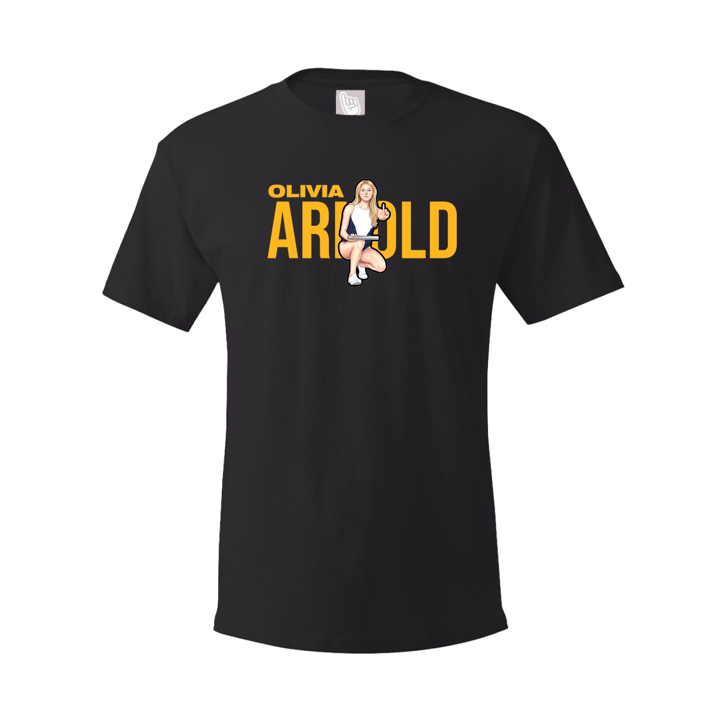 Youth Tee — Player Name in Black