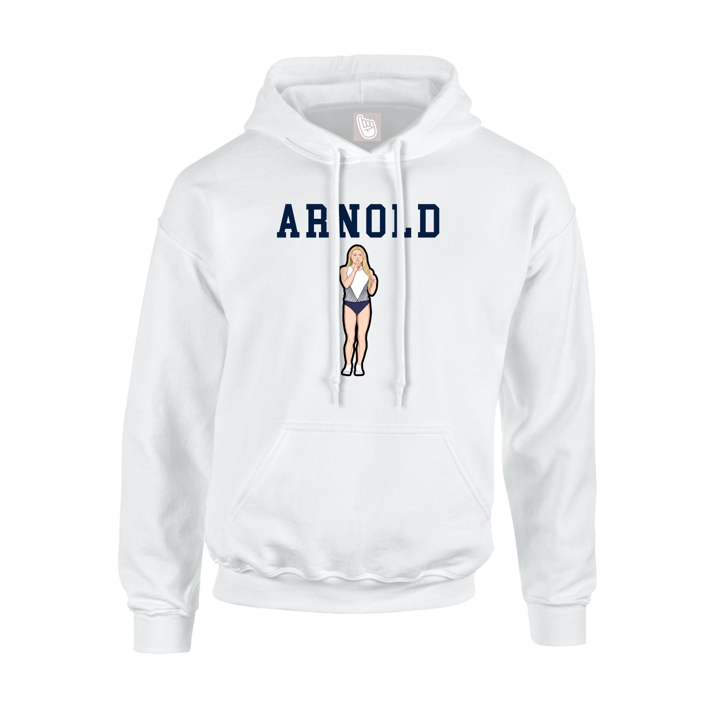 Hoodie — Shirsey in White