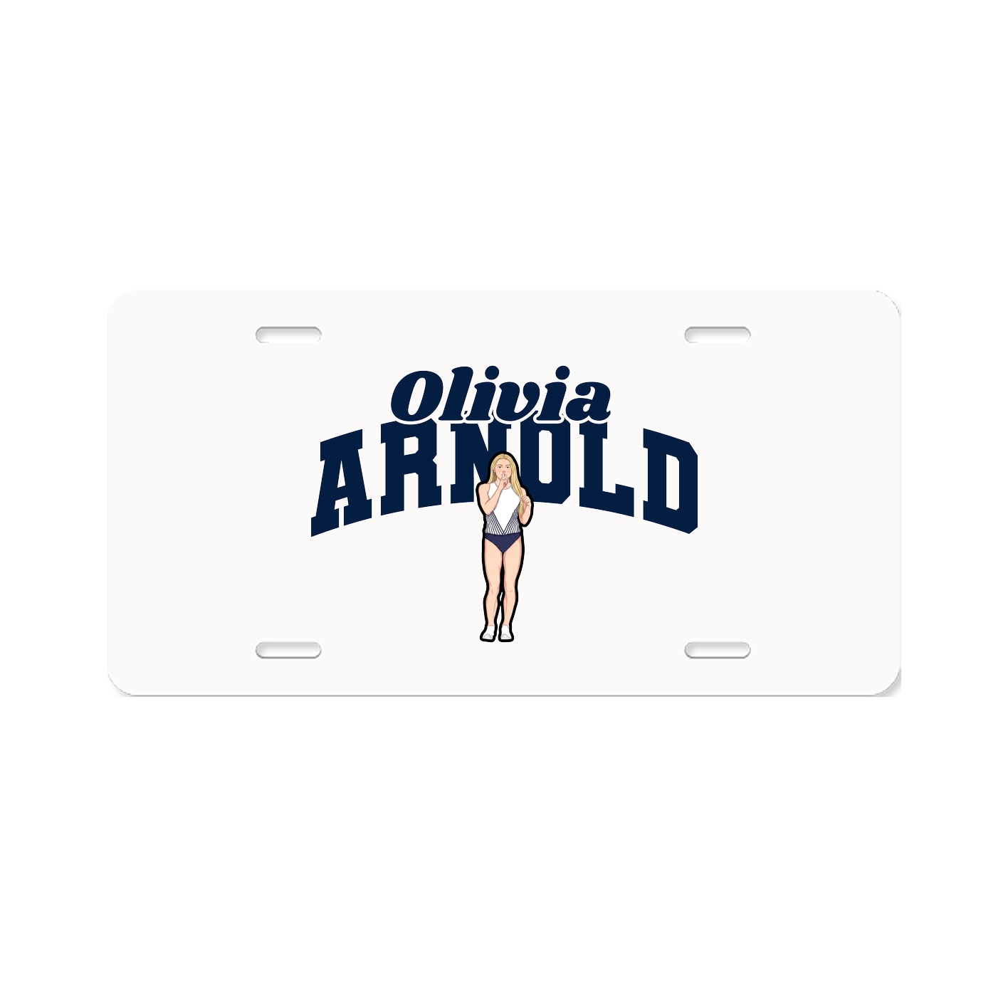License Plate — Signature Arch in Classic