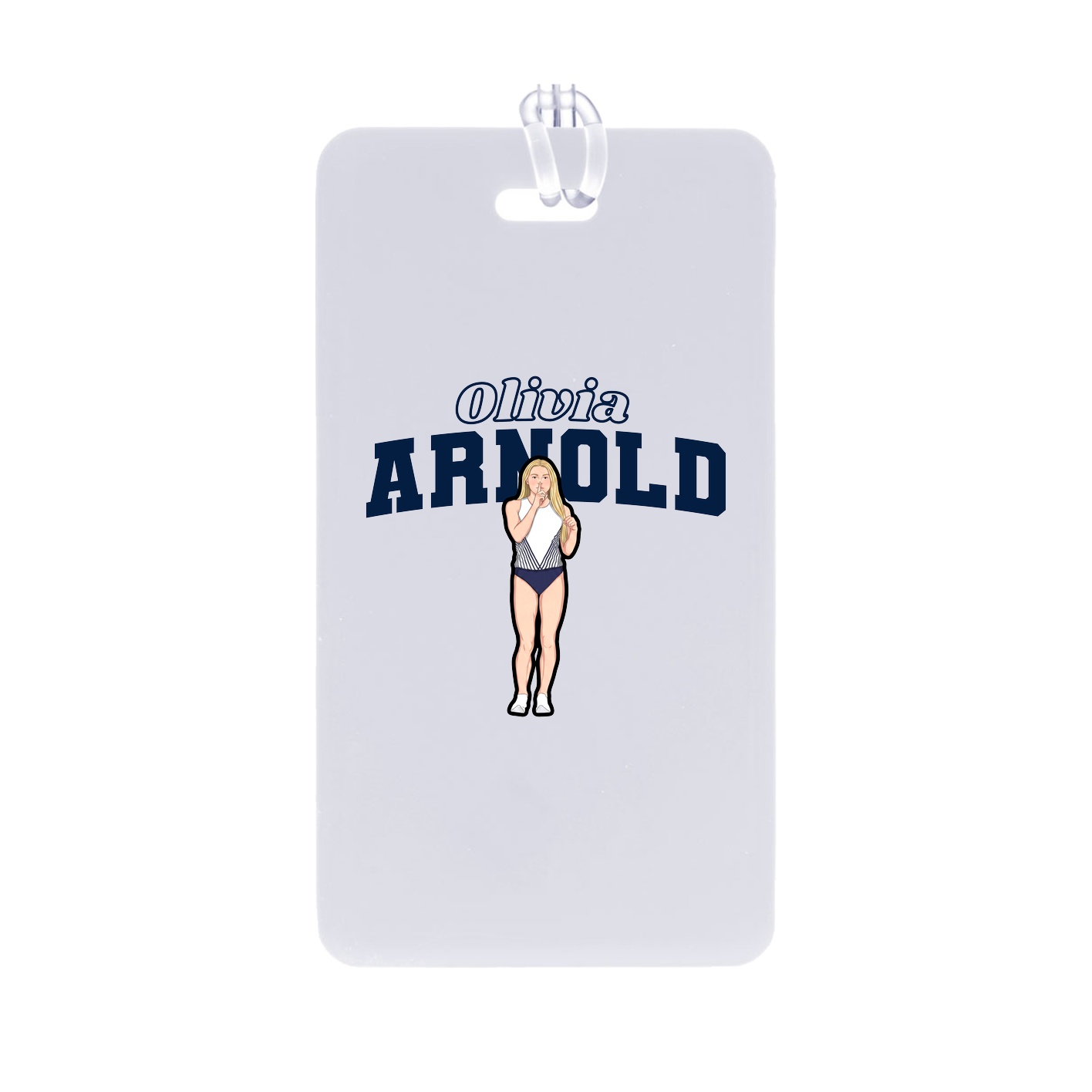 Bag Tag — Name Arch in Classic