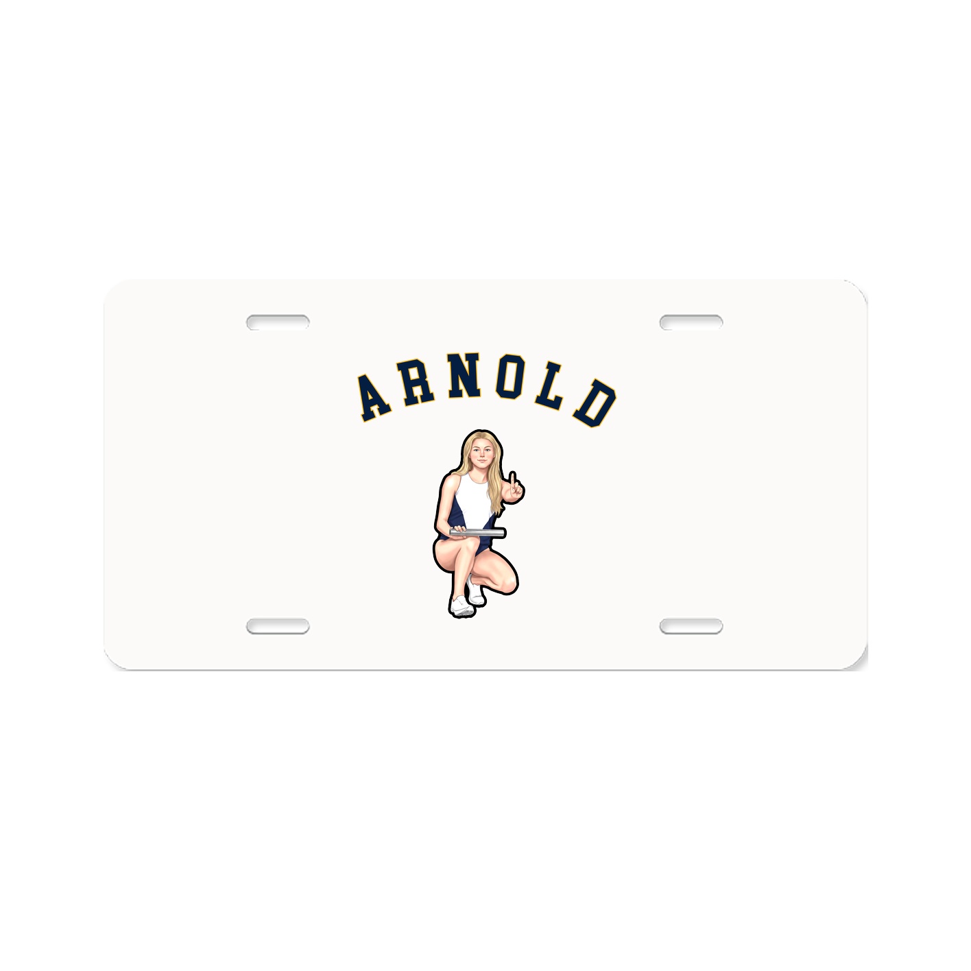 License Plate — Shirsey Arch in Classic