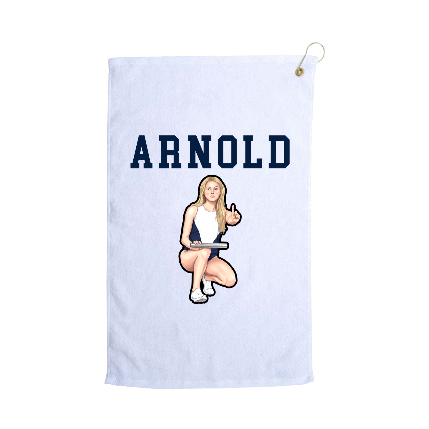 Golf Towel — Shirsey in White