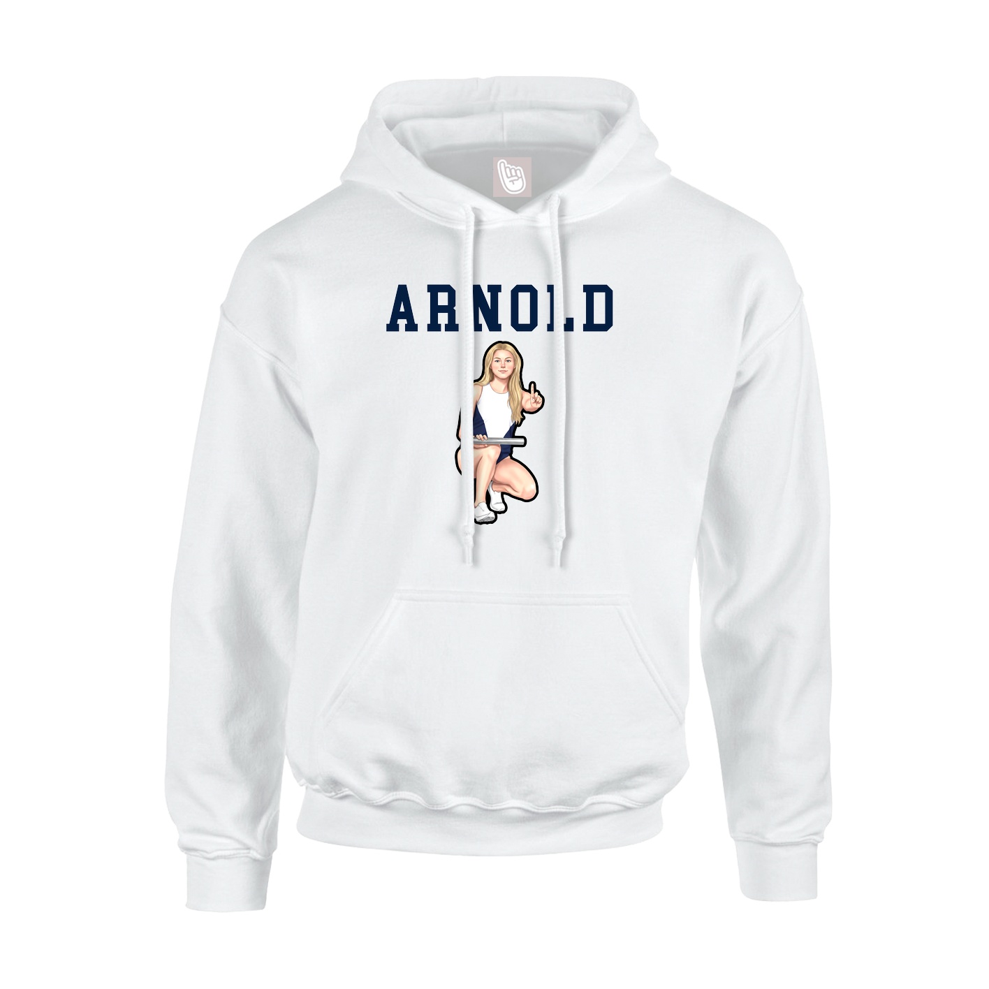 Hoodie — Shirsey in White