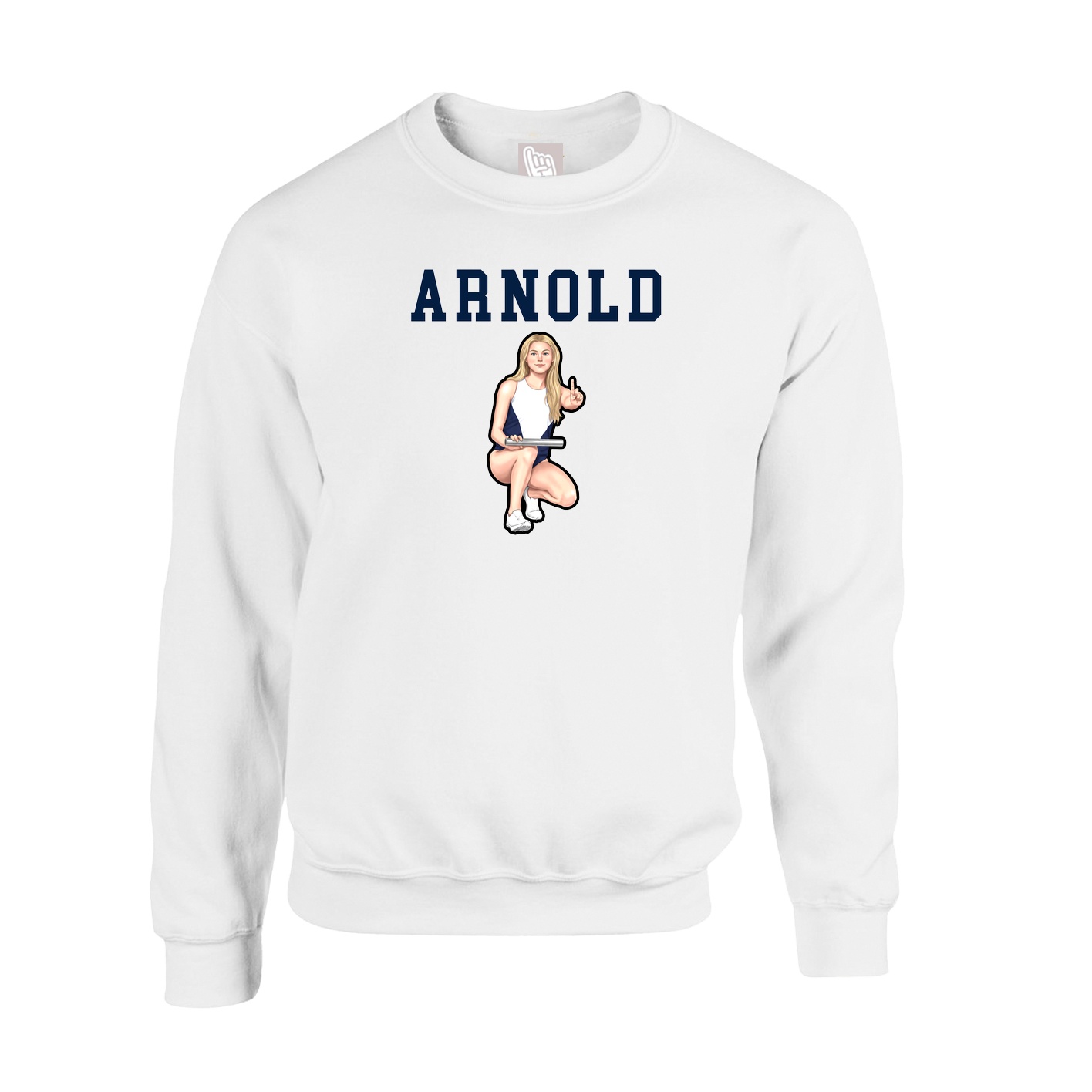 Fleece Crew — Shirsey in White