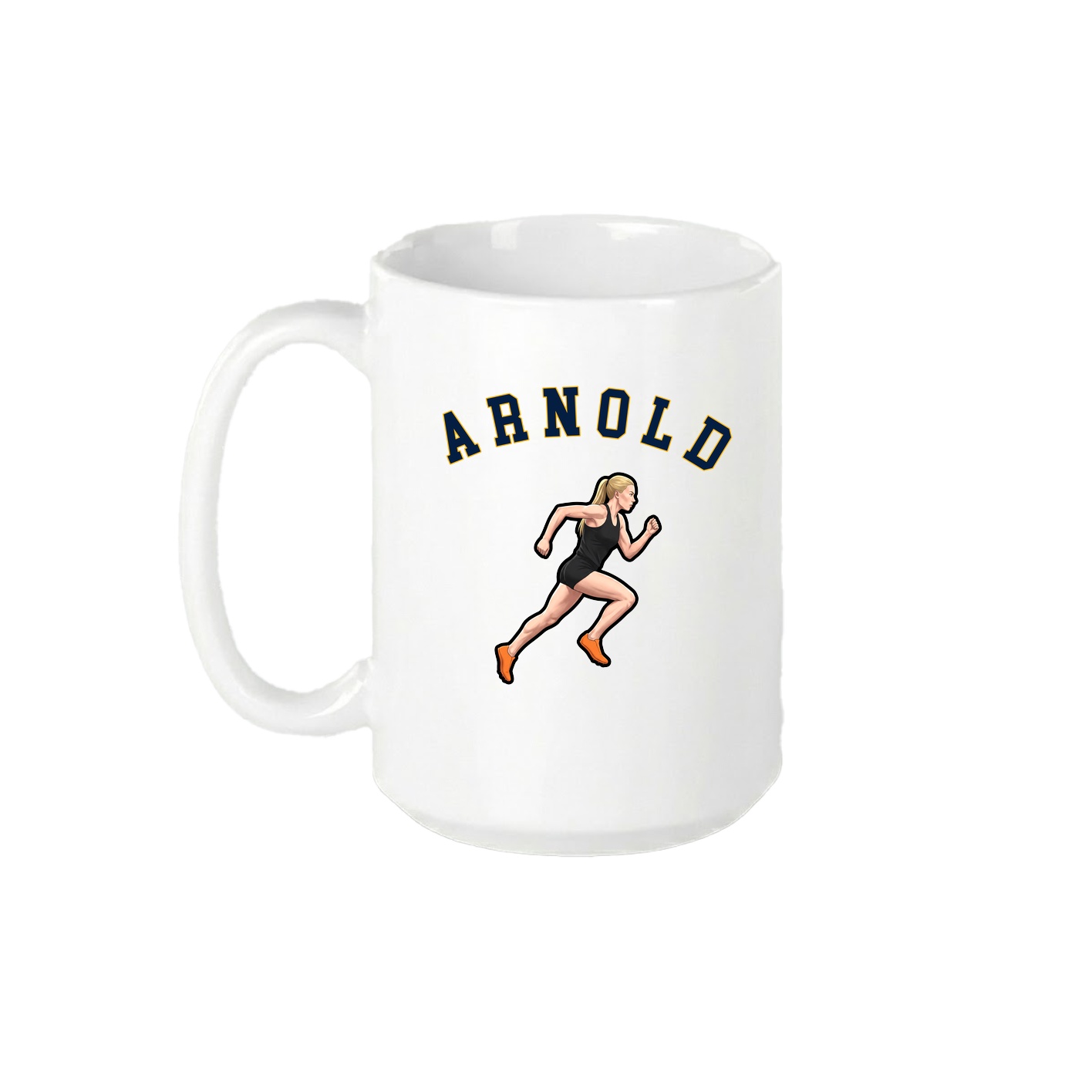 15oz Coffee Mug — Shirsey Arch in White